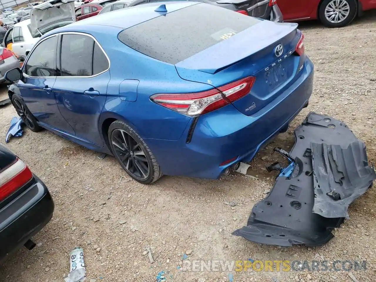 3 Photograph of a damaged car 4T1B61HK8KU299618 TOYOTA CAMRY 2019