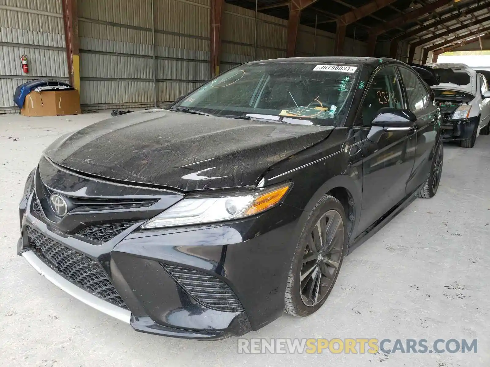 2 Photograph of a damaged car 4T1B61HK8KU785006 TOYOTA CAMRY 2019