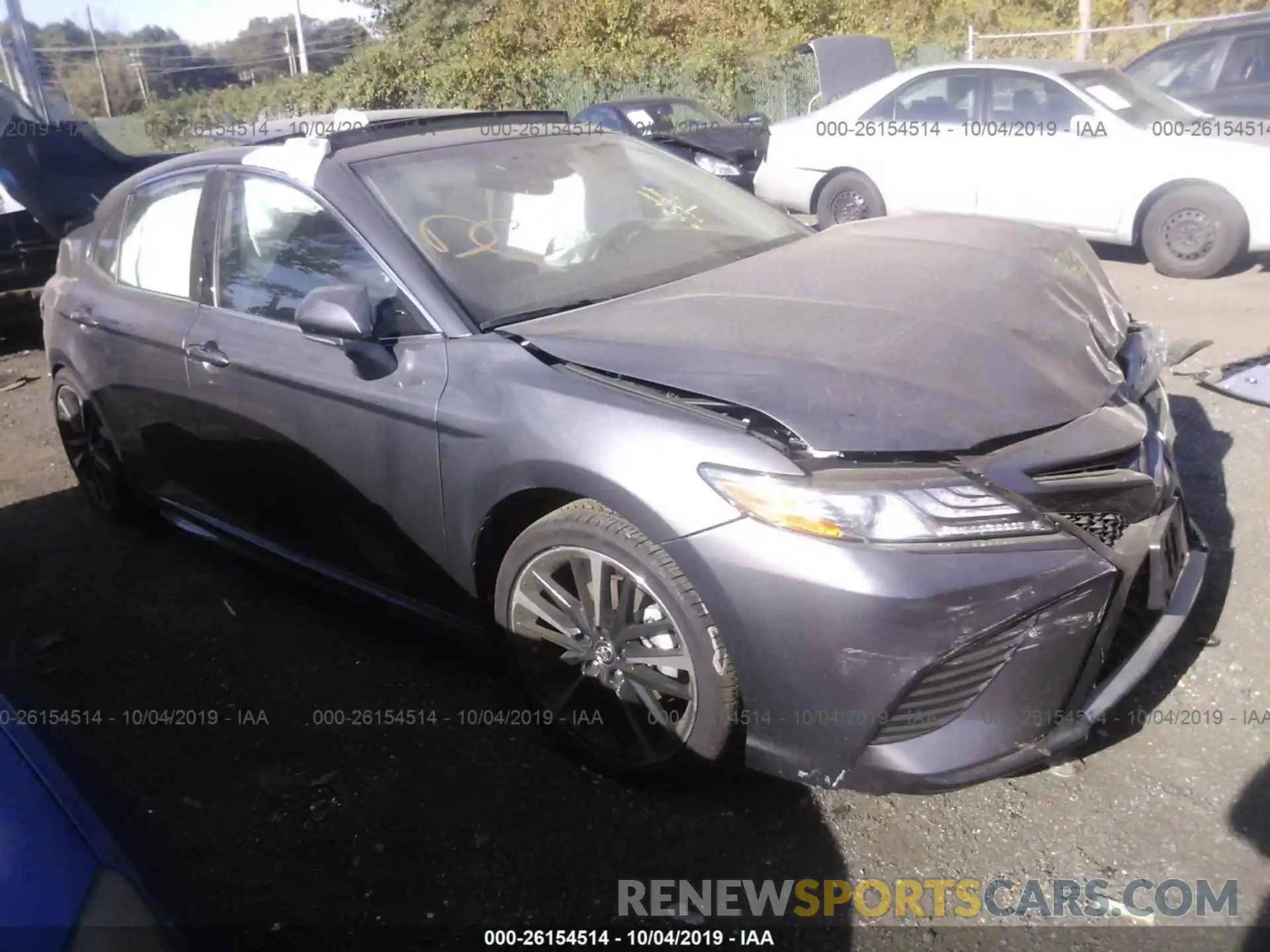 1 Photograph of a damaged car 4T1B61HK8KU794823 TOYOTA CAMRY 2019