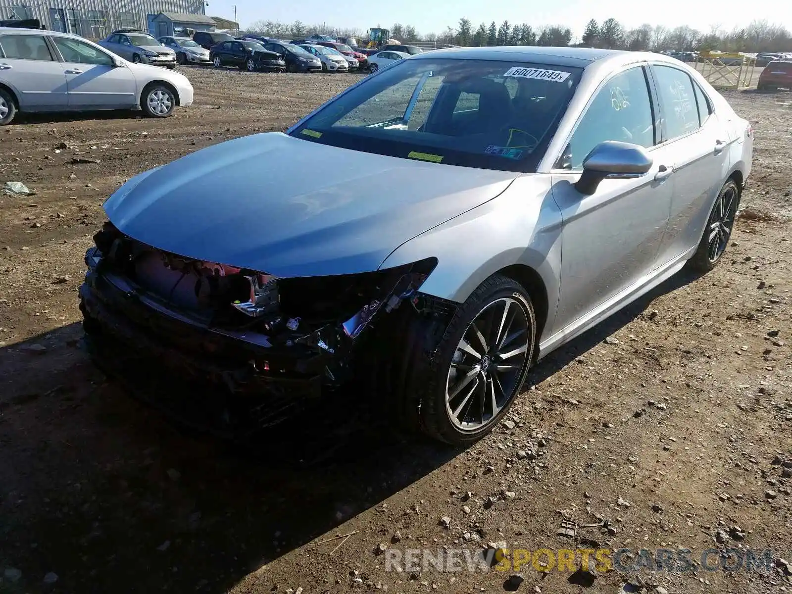 2 Photograph of a damaged car 4T1B61HK8KU831756 TOYOTA CAMRY 2019