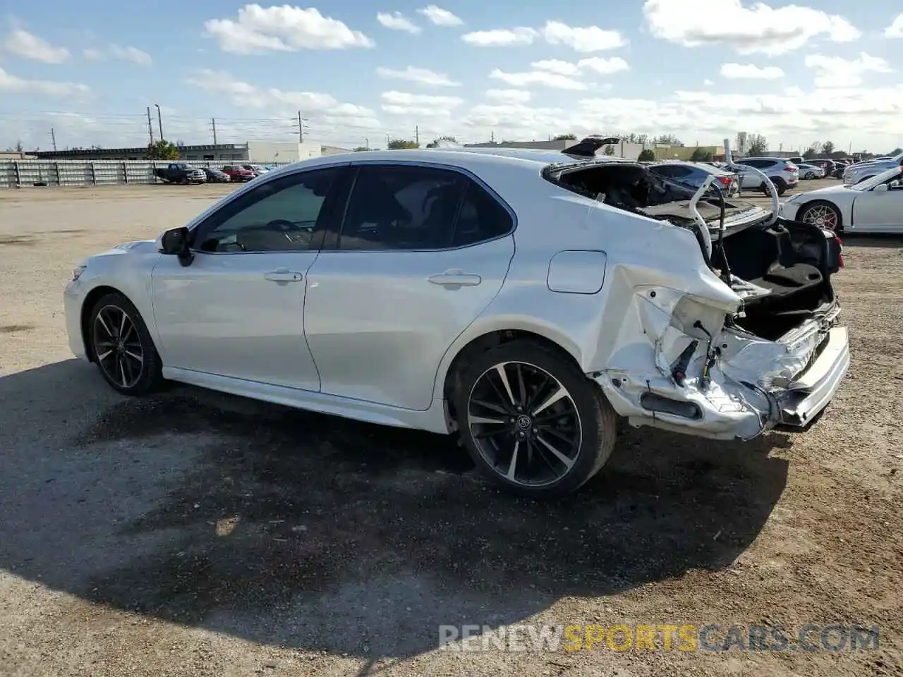 2 Photograph of a damaged car 4T1B61HK8KU843857 TOYOTA CAMRY 2019