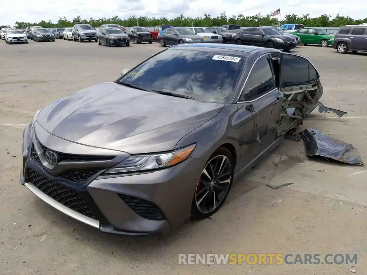 2 Photograph of a damaged car 4T1B61HK8KU844653 TOYOTA CAMRY 2019