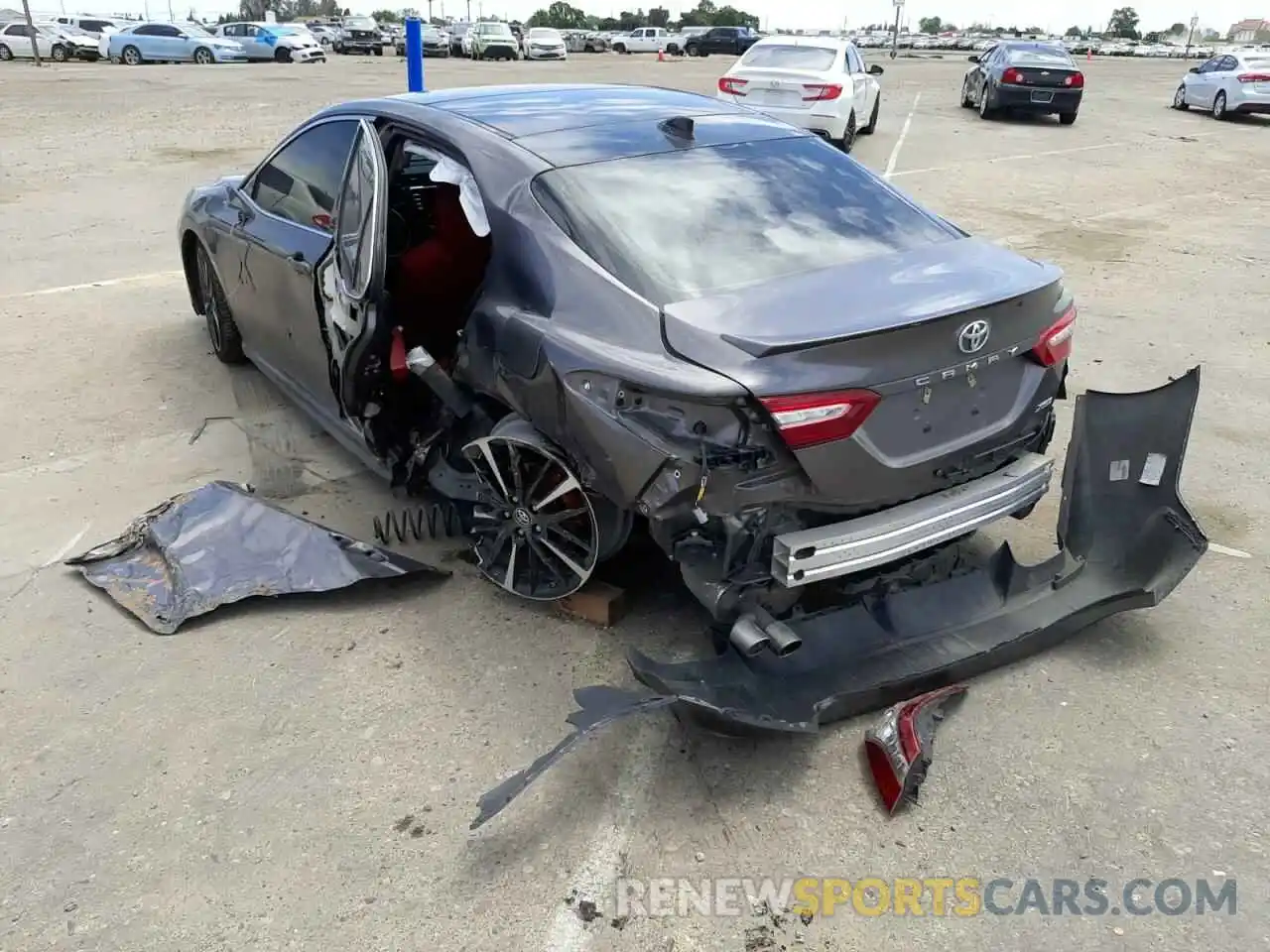 3 Photograph of a damaged car 4T1B61HK8KU844653 TOYOTA CAMRY 2019