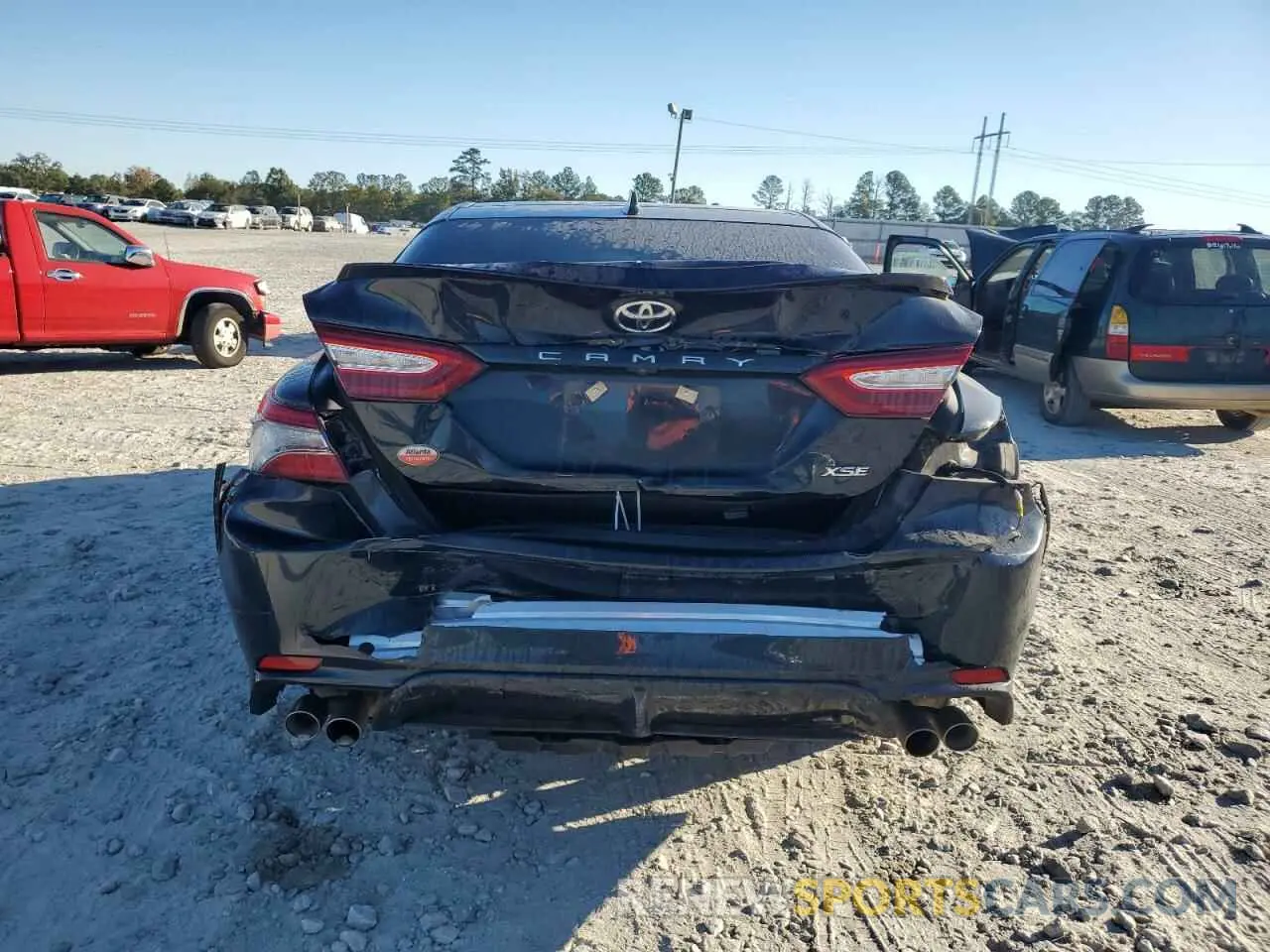 6 Photograph of a damaged car 4T1B61HK8KU845057 TOYOTA CAMRY 2019