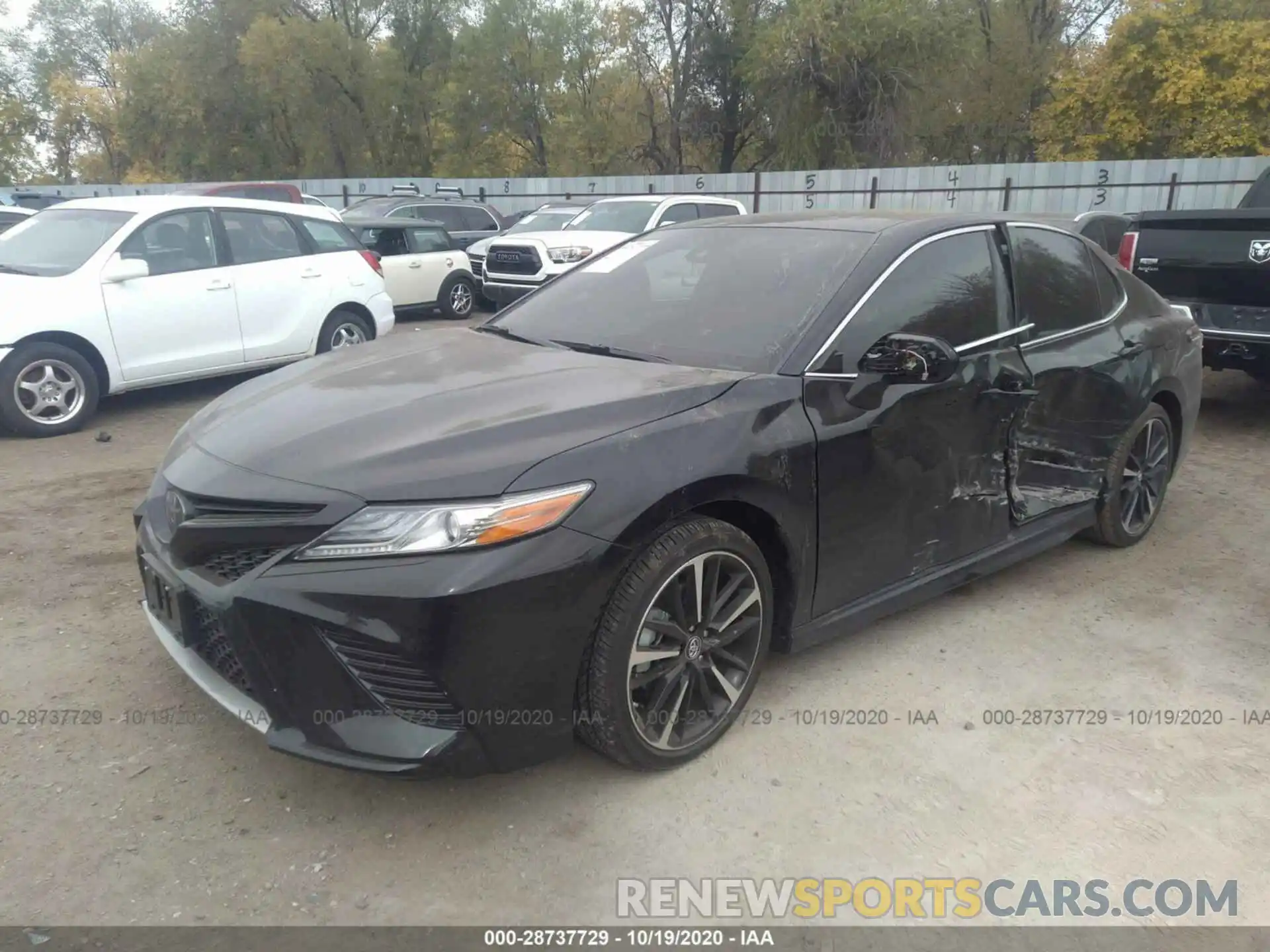 2 Photograph of a damaged car 4T1B61HK8KU853546 TOYOTA CAMRY 2019