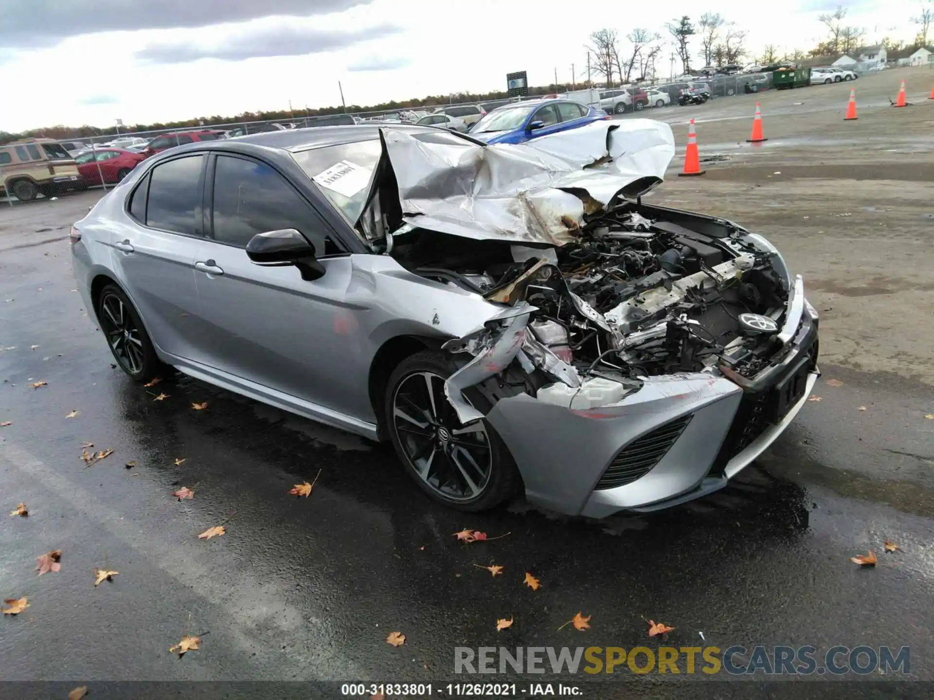 1 Photograph of a damaged car 4T1B61HK9KU166351 TOYOTA CAMRY 2019