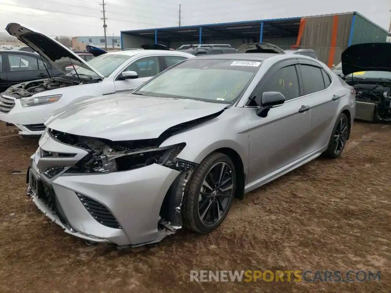 2 Photograph of a damaged car 4T1B61HK9KU176636 TOYOTA CAMRY 2019