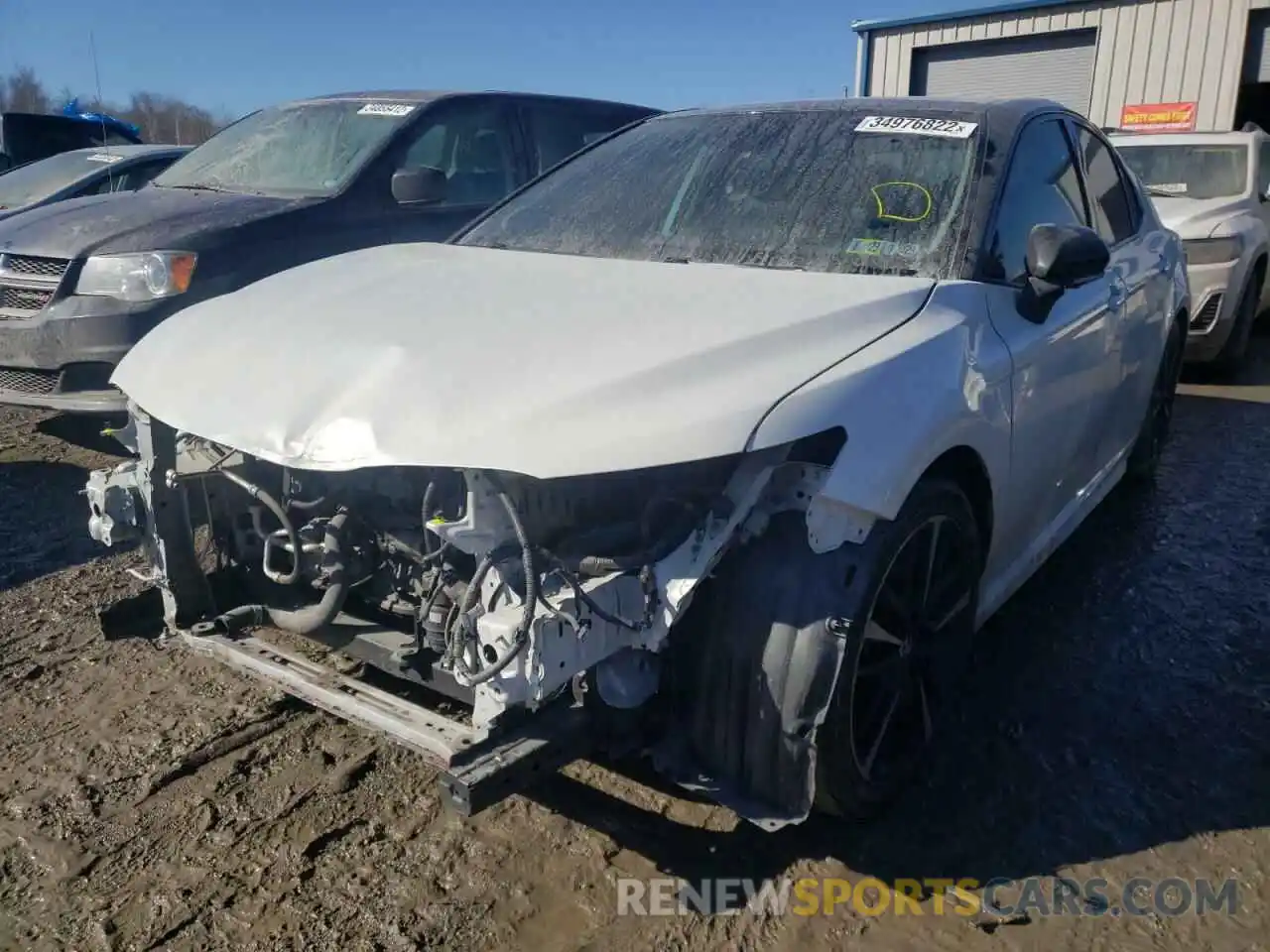 2 Photograph of a damaged car 4T1B61HK9KU184929 TOYOTA CAMRY 2019