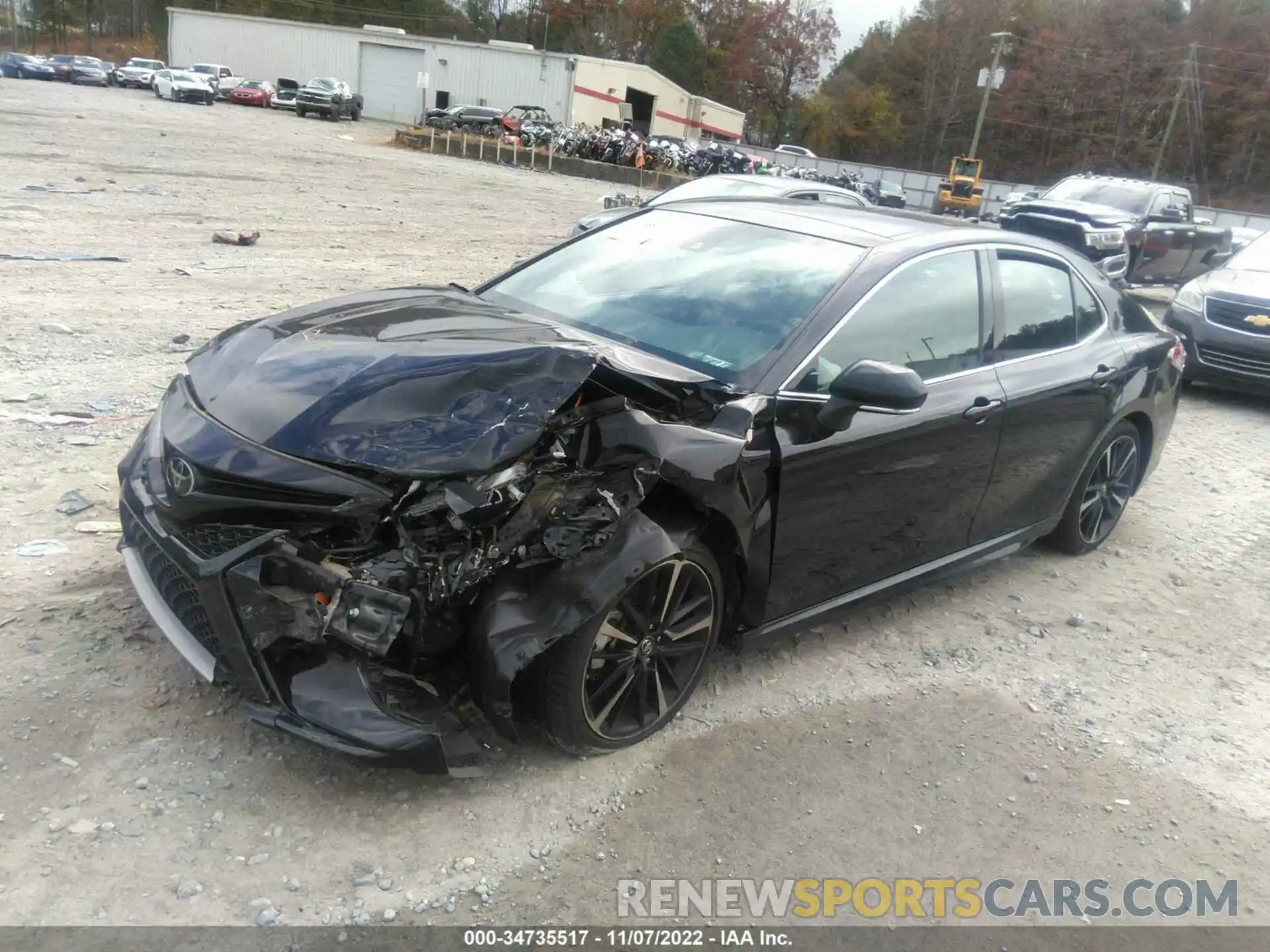 2 Photograph of a damaged car 4T1B61HK9KU193453 TOYOTA CAMRY 2019