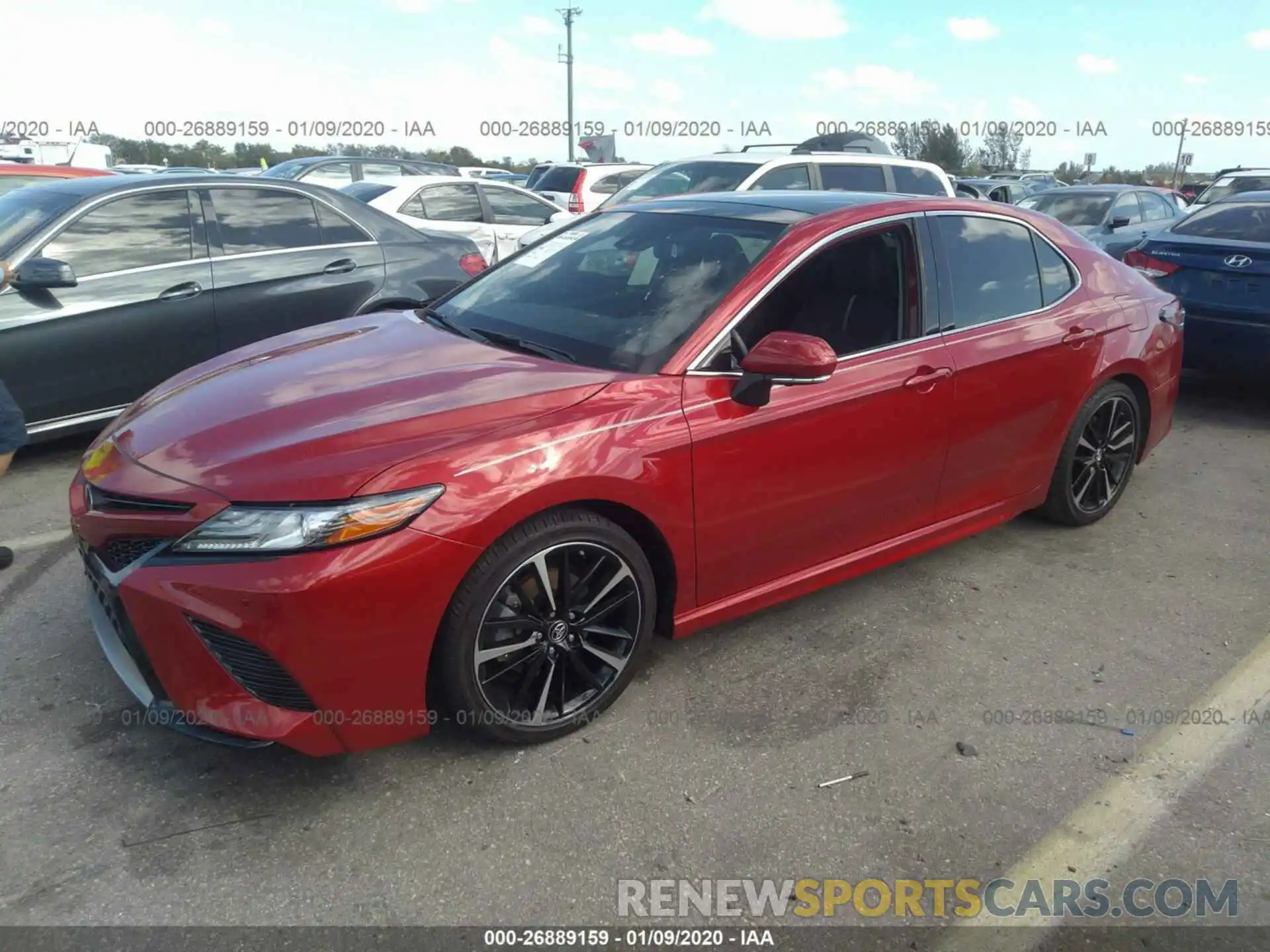 2 Photograph of a damaged car 4T1B61HK9KU197230 TOYOTA CAMRY 2019