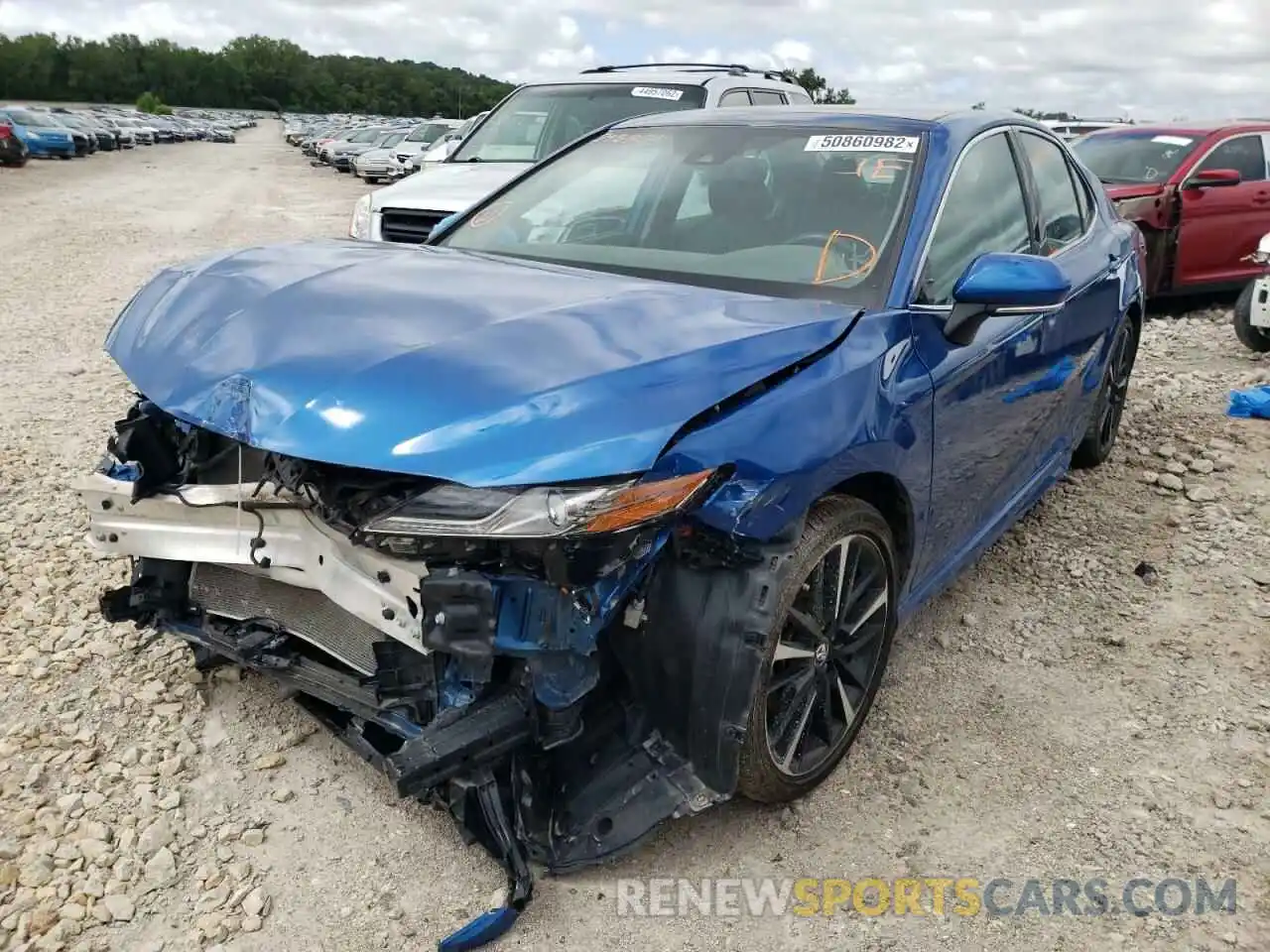 2 Photograph of a damaged car 4T1B61HK9KU298364 TOYOTA CAMRY 2019