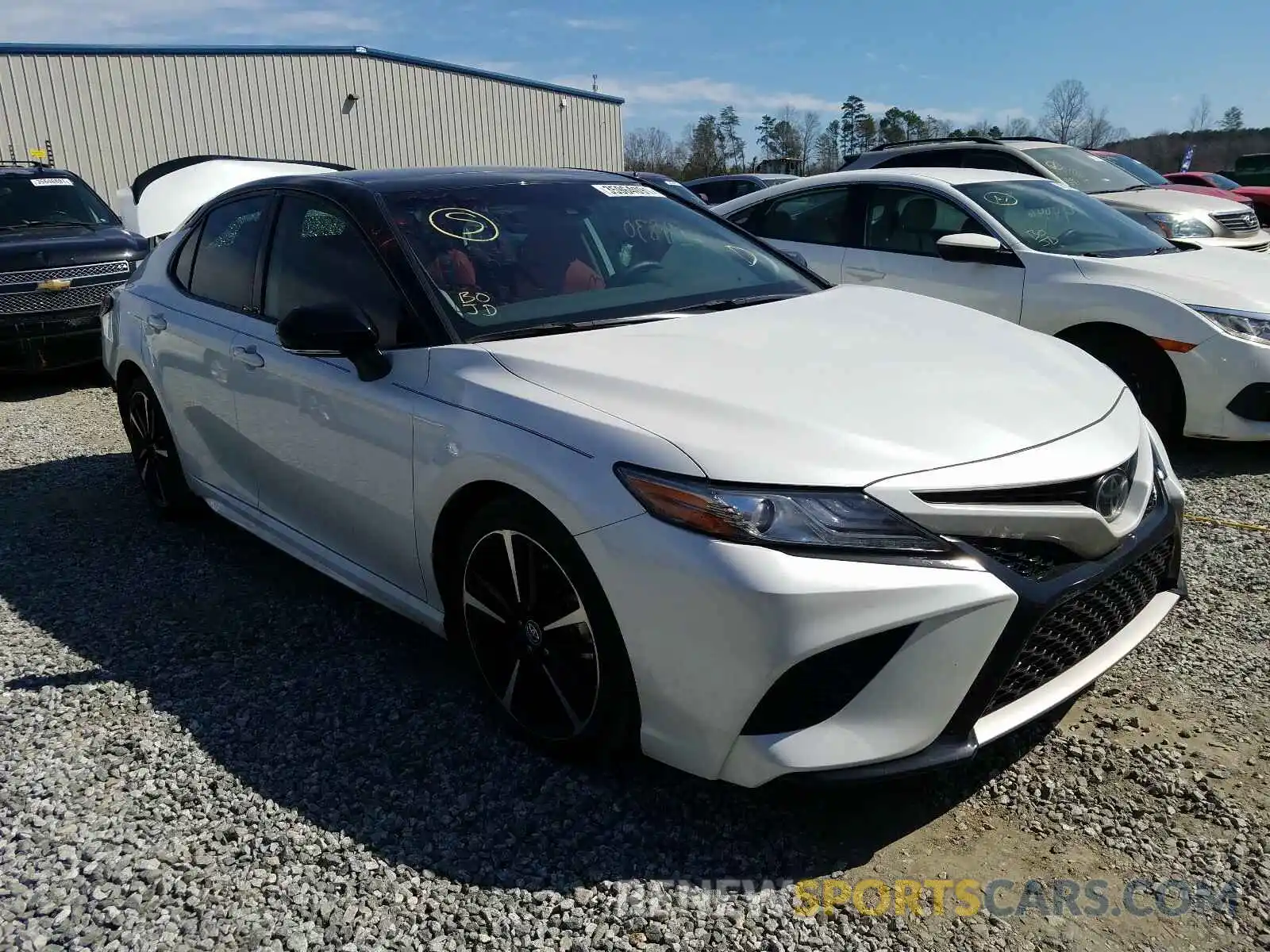 1 Photograph of a damaged car 4T1B61HK9KU299112 TOYOTA CAMRY 2019