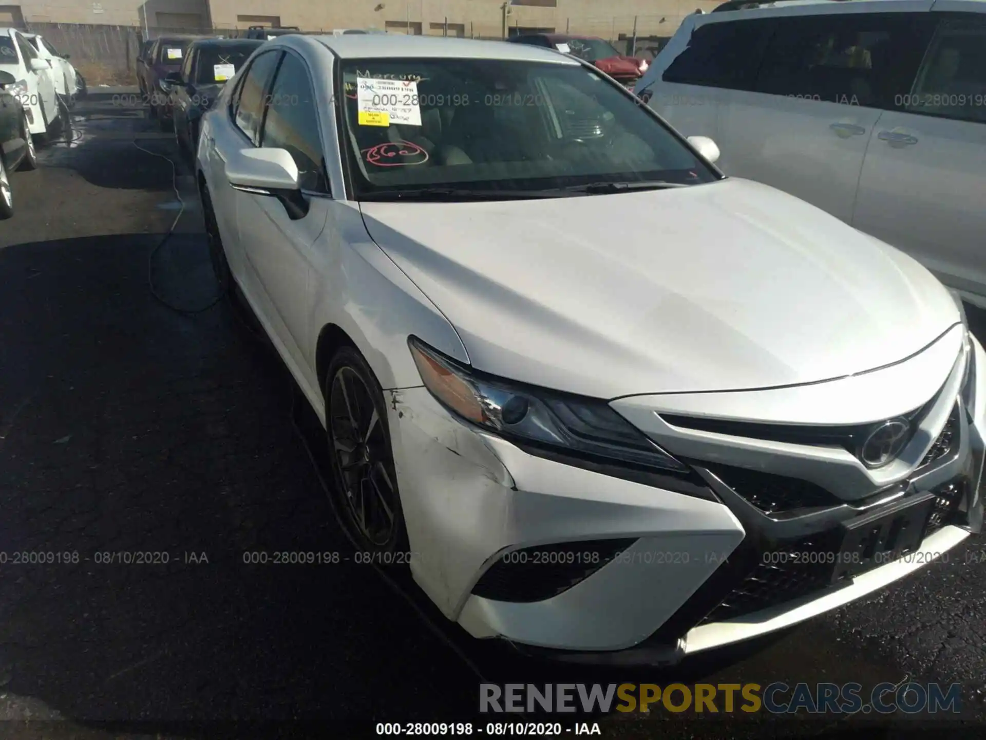 1 Photograph of a damaged car 4T1B61HK9KU685657 TOYOTA CAMRY 2019