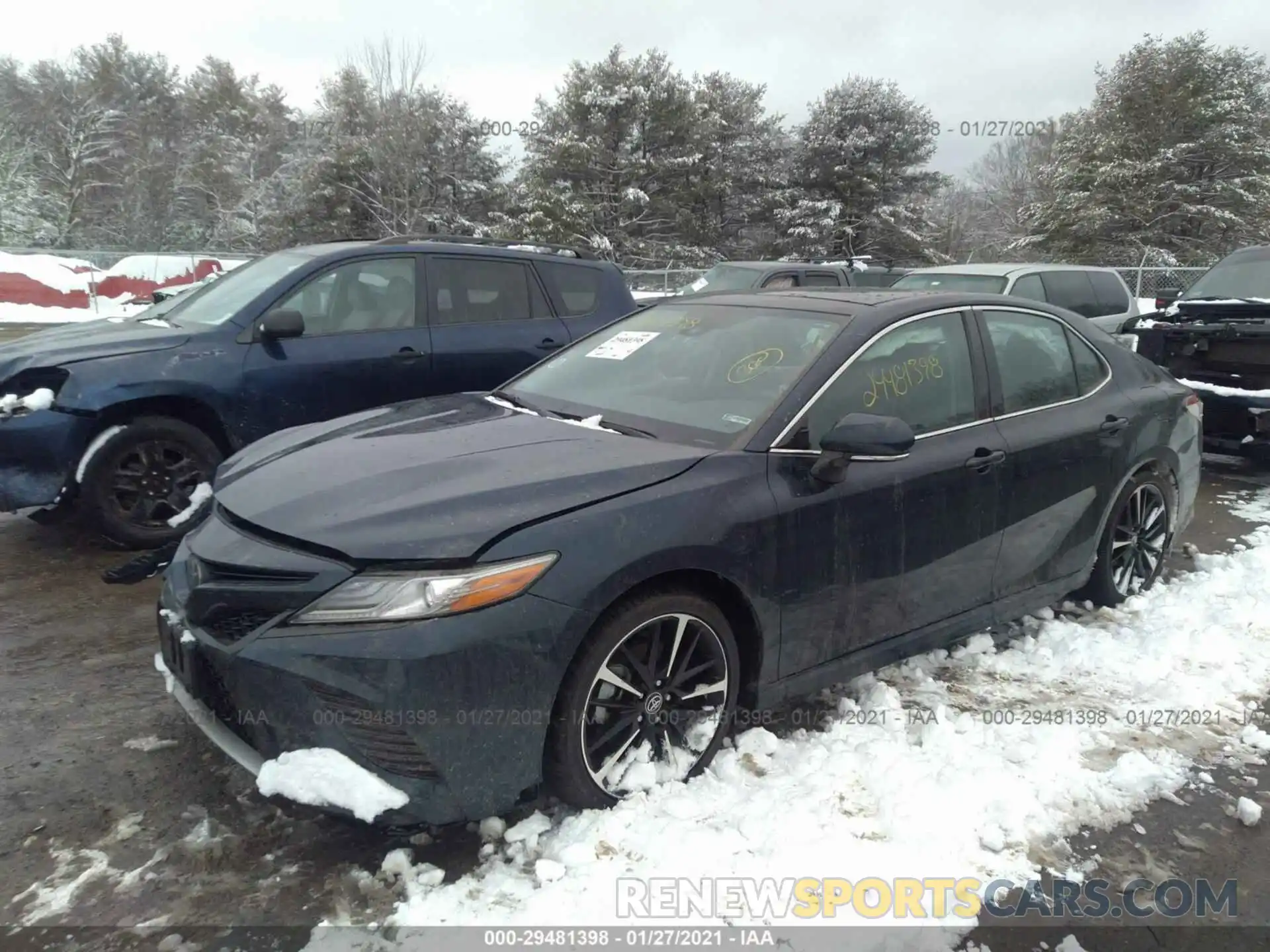 2 Photograph of a damaged car 4T1B61HK9KU783216 TOYOTA CAMRY 2019