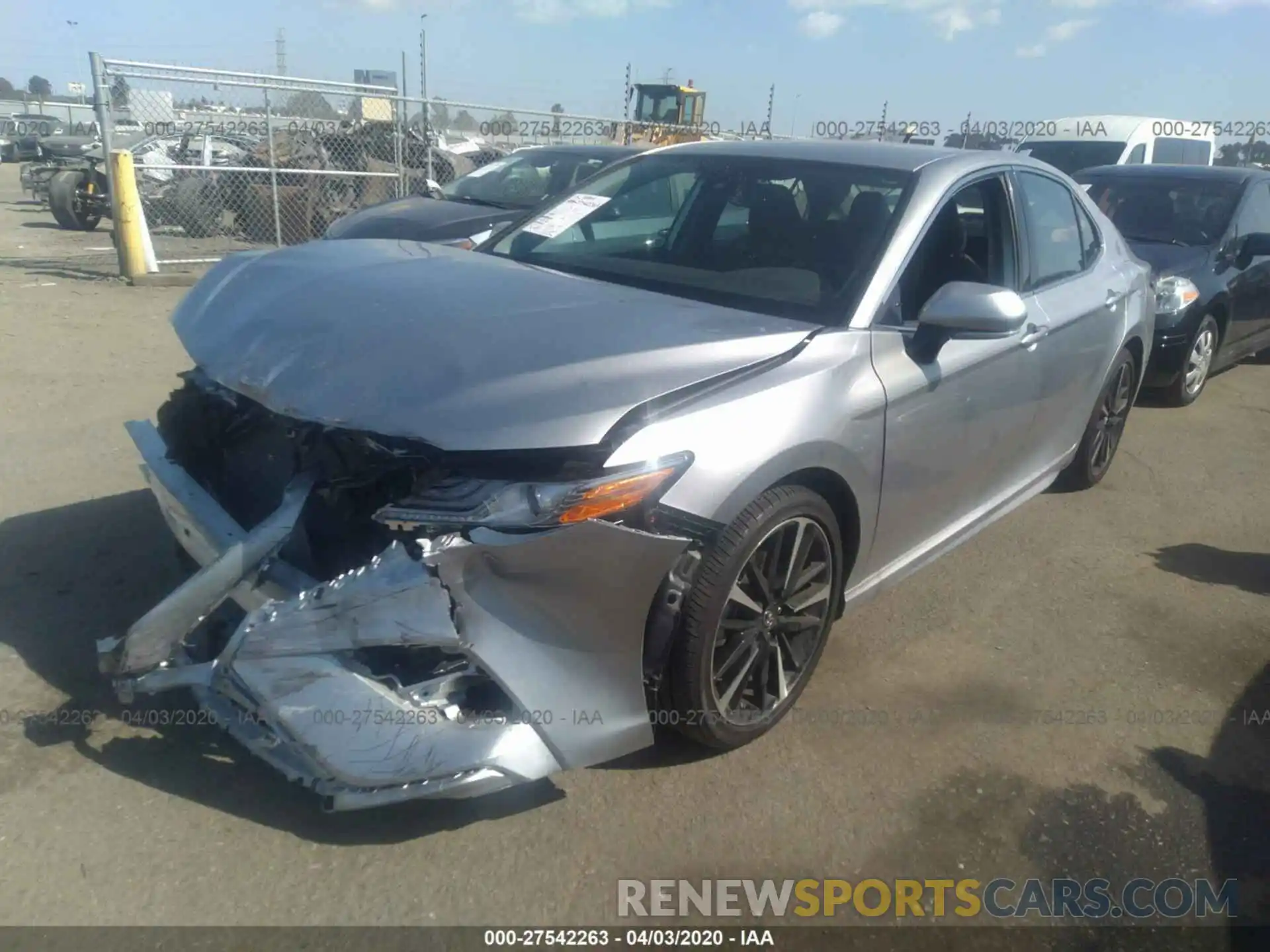 1 Photograph of a damaged car 4T1B61HK9KU795205 TOYOTA CAMRY 2019