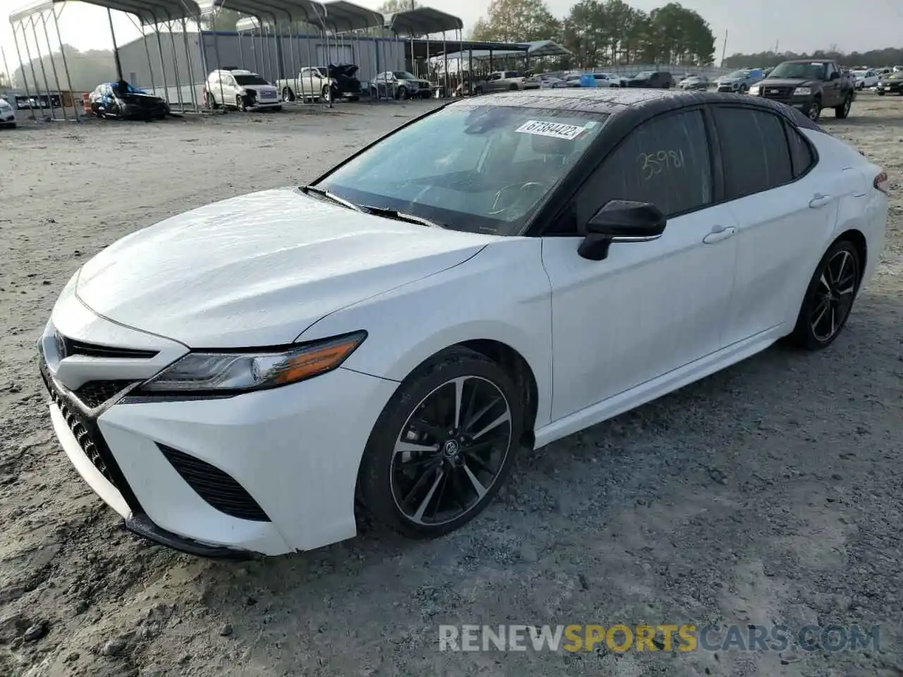 2 Photograph of a damaged car 4T1B61HKXKU276101 TOYOTA CAMRY 2019