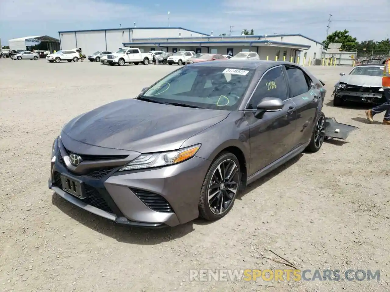 2 Photograph of a damaged car 4T1B61HKXKU722344 TOYOTA CAMRY 2019