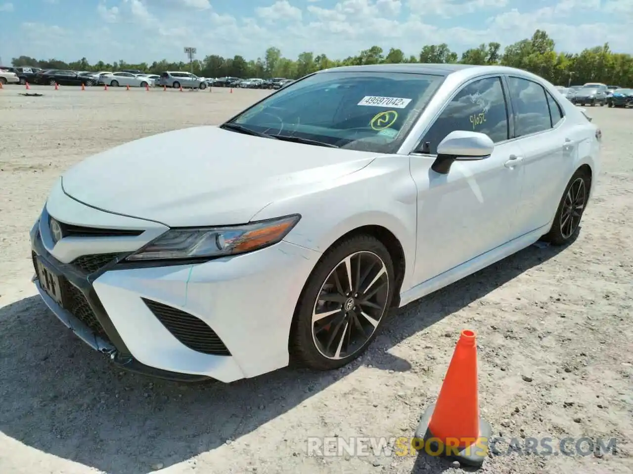 2 Photograph of a damaged car 4T1B61HKXKU744540 TOYOTA CAMRY 2019