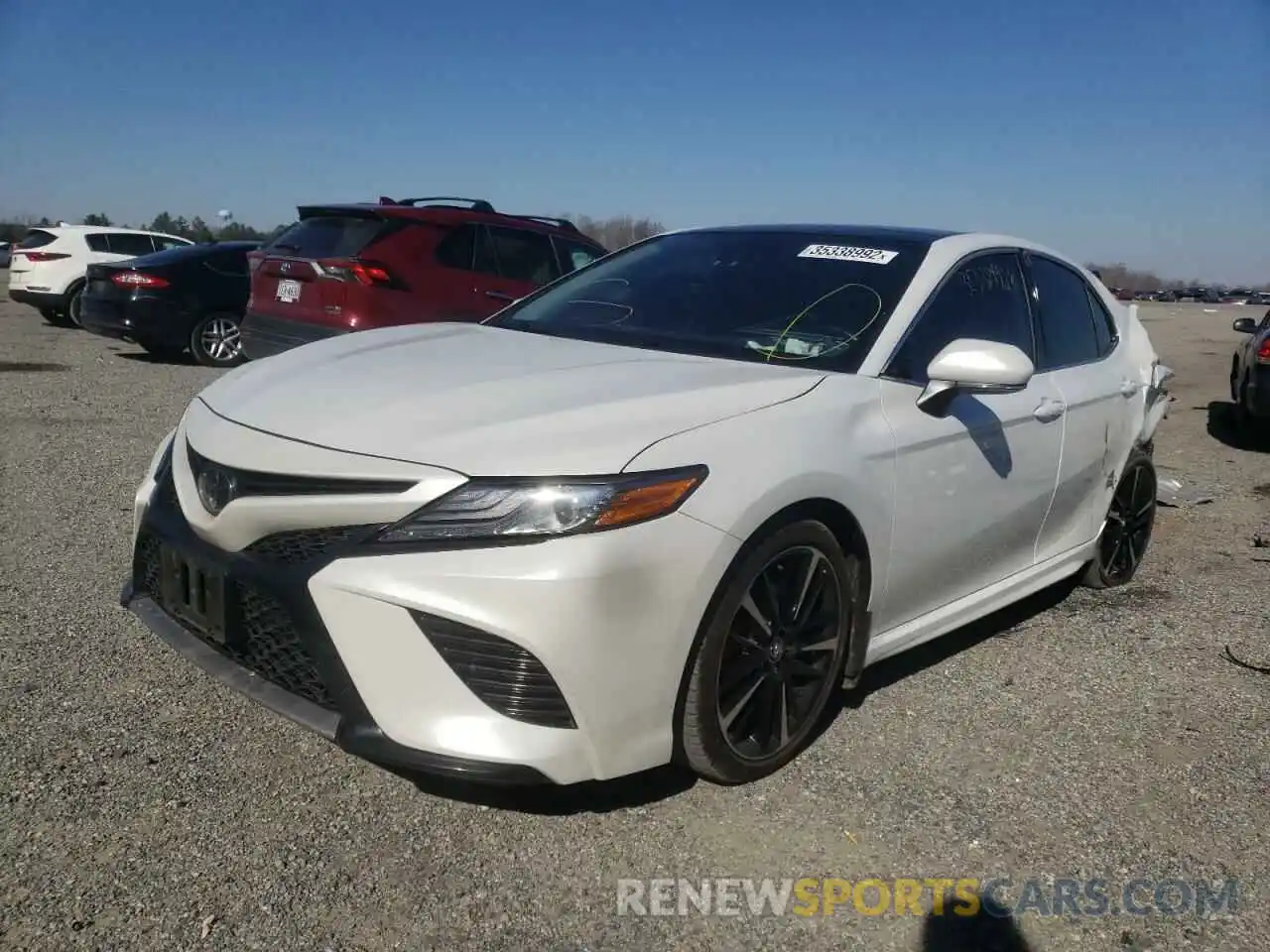 2 Photograph of a damaged car 4T1B61HKXKU747020 TOYOTA CAMRY 2019