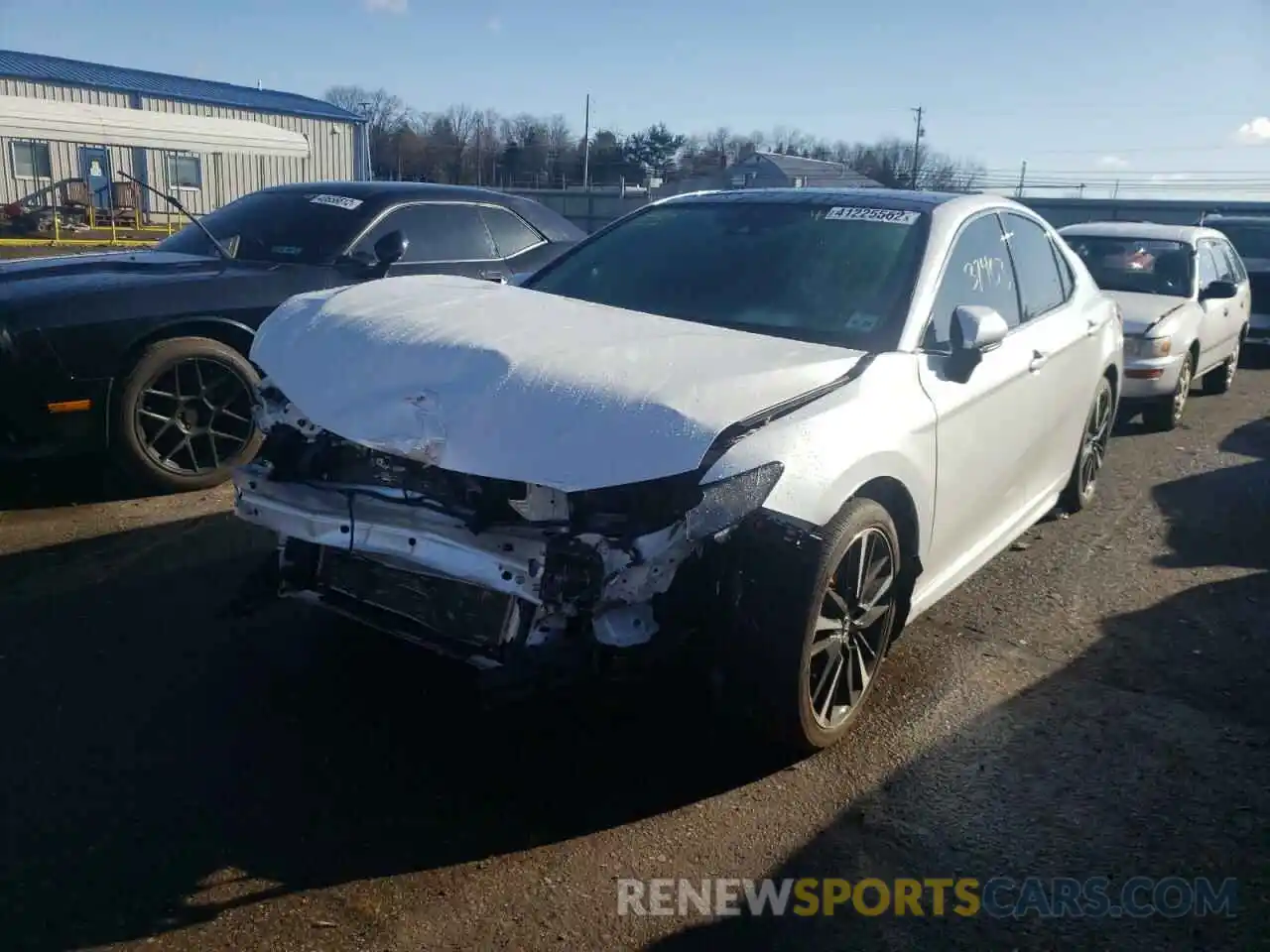 2 Photograph of a damaged car 4T1B61HKXKU778638 TOYOTA CAMRY 2019