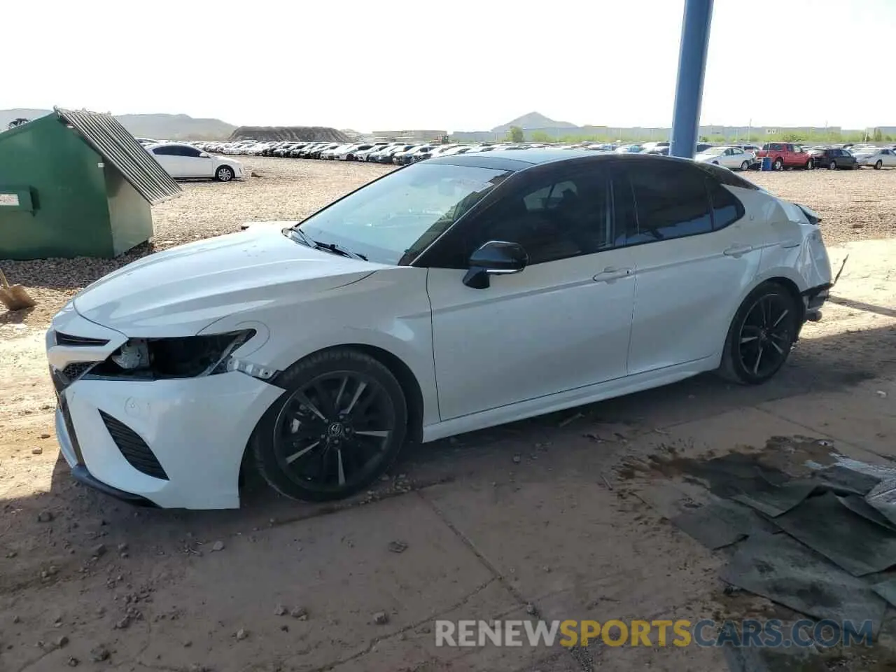 1 Photograph of a damaged car 4T1BZ1HK0KU028656 TOYOTA CAMRY 2019