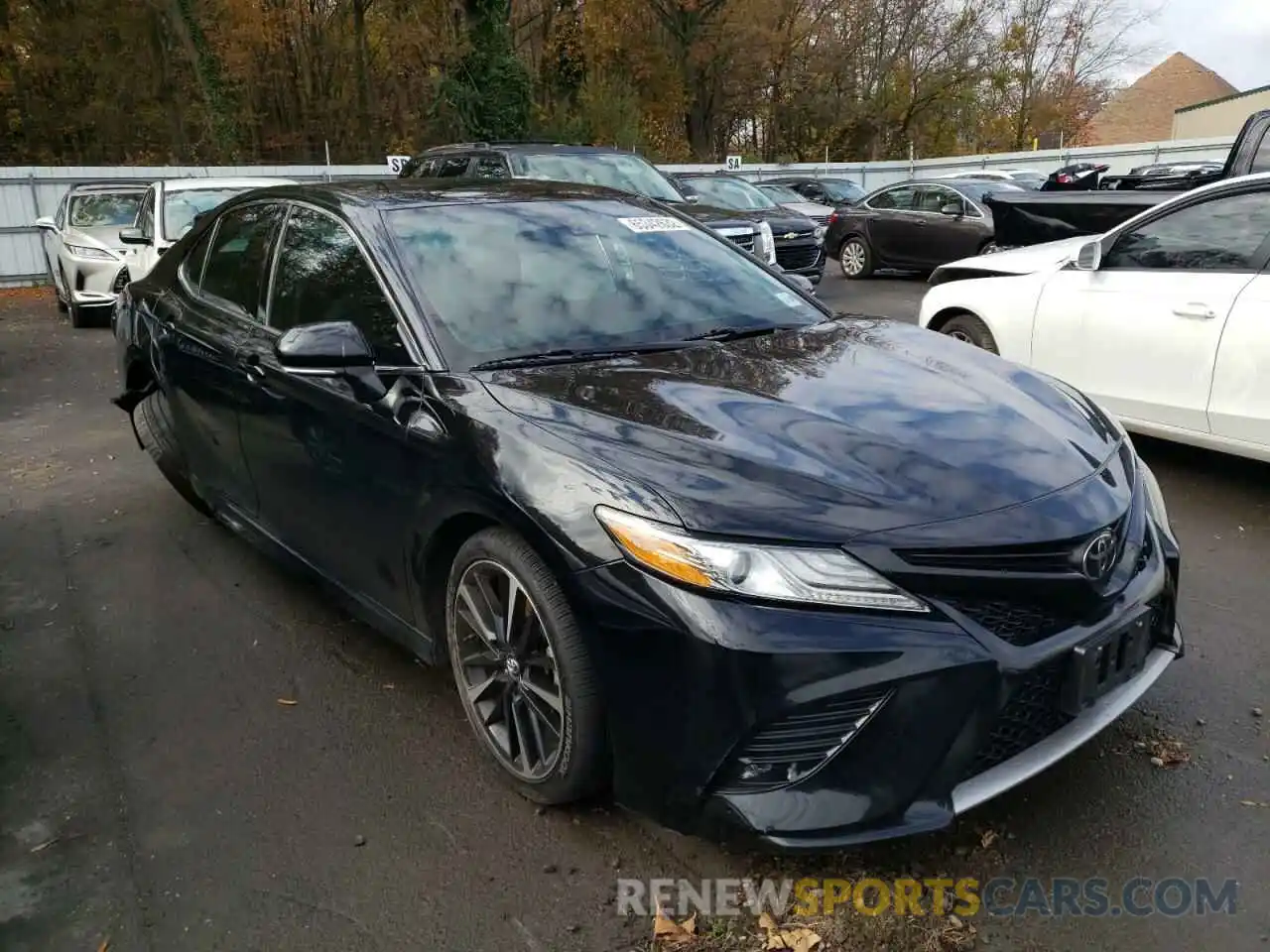 1 Photograph of a damaged car 4T1BZ1HK0KU031296 TOYOTA CAMRY 2019