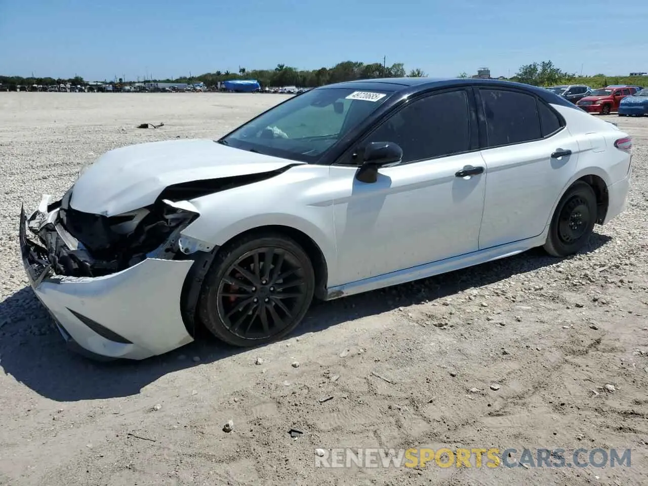 1 Photograph of a damaged car 4T1BZ1HK1KU022901 TOYOTA CAMRY 2019