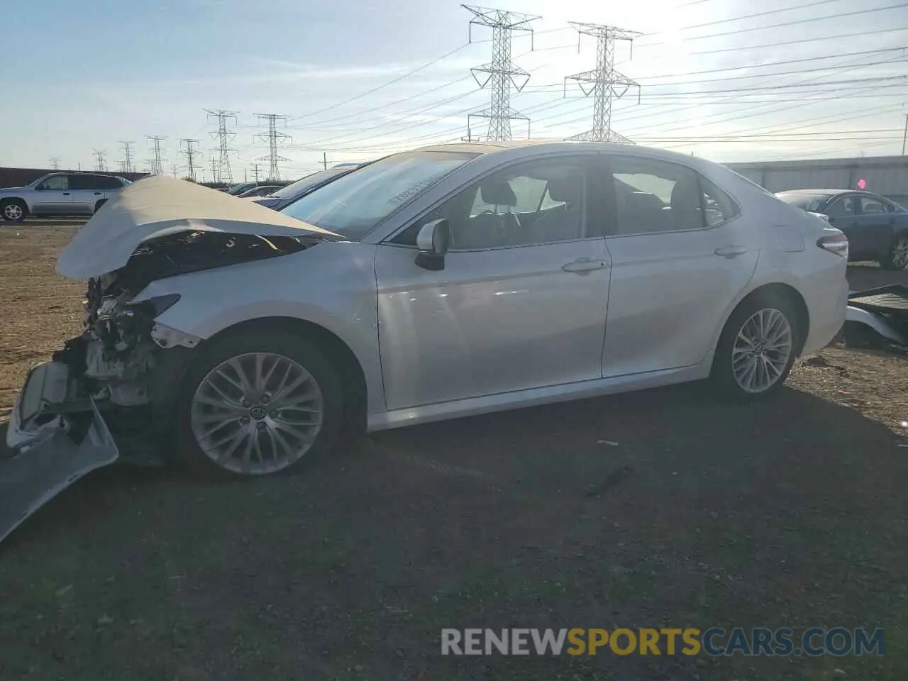 1 Photograph of a damaged car 4T1BZ1HK1KU025703 TOYOTA CAMRY 2019