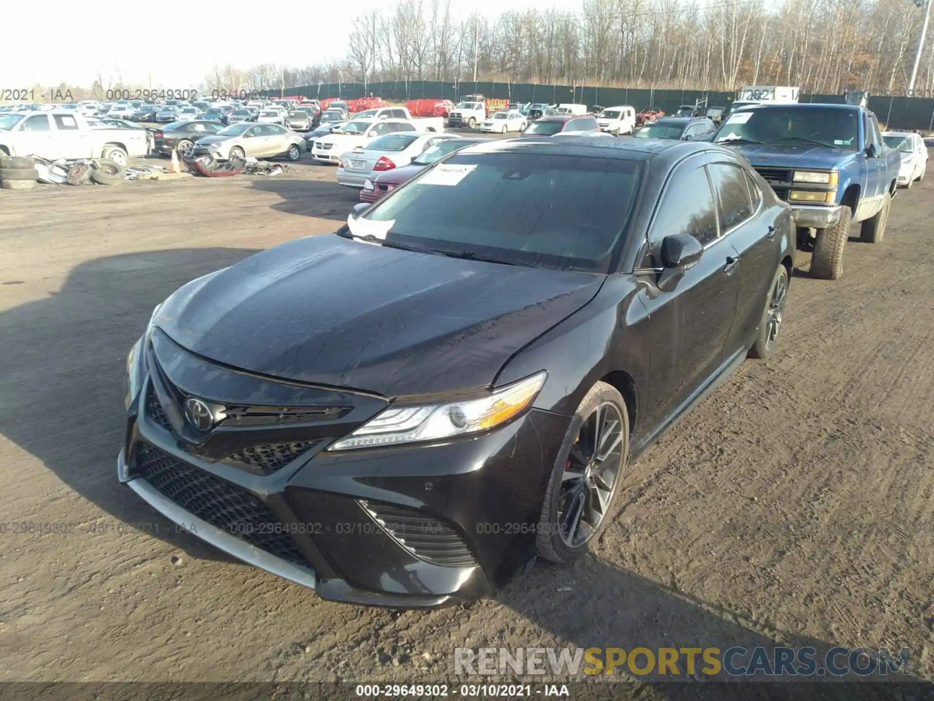 2 Photograph of a damaged car 4T1BZ1HK1KU026253 TOYOTA CAMRY 2019