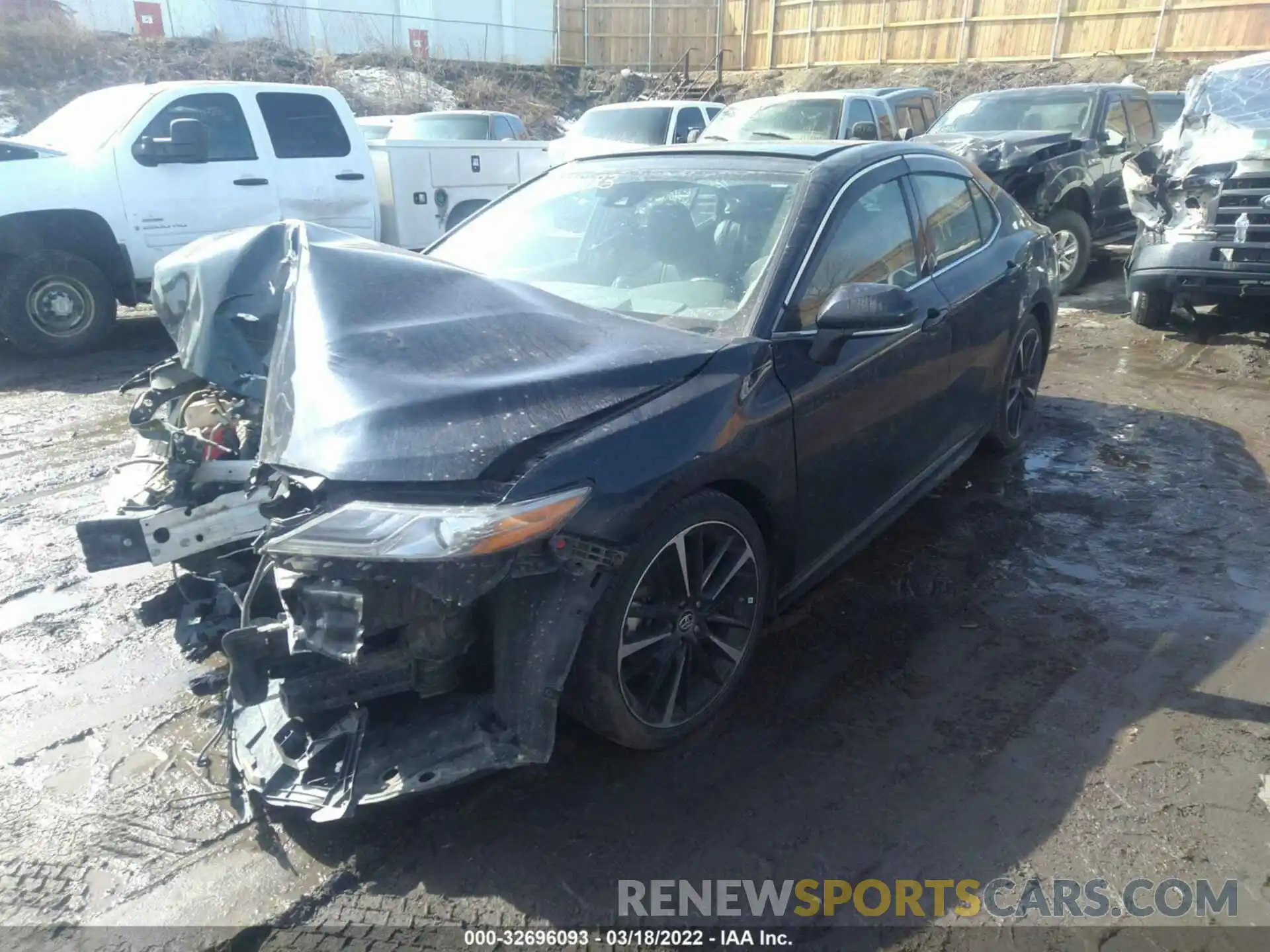 2 Photograph of a damaged car 4T1BZ1HK1KU506924 TOYOTA CAMRY 2019