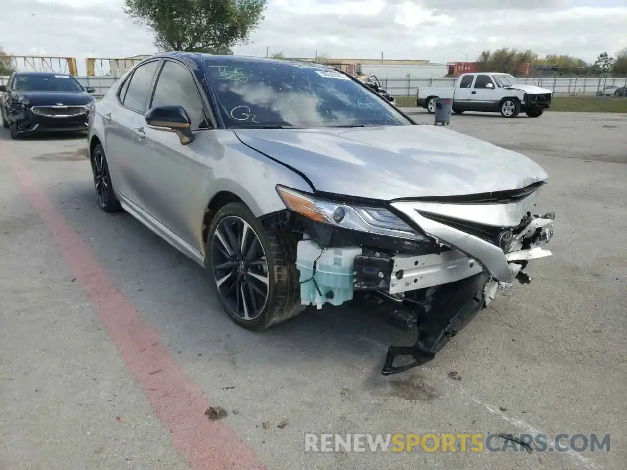 1 Photograph of a damaged car 4T1BZ1HK2KU030912 TOYOTA CAMRY 2019