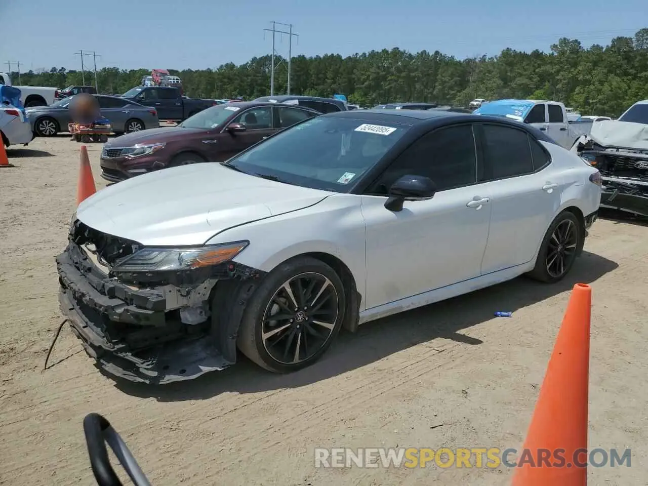 1 Photograph of a damaged car 4T1BZ1HK3KU022107 TOYOTA CAMRY 2019