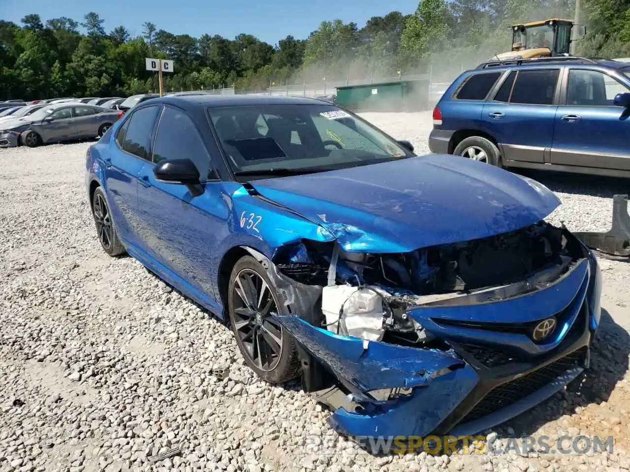 1 Photograph of a damaged car 4T1BZ1HK3KU026514 TOYOTA CAMRY 2019