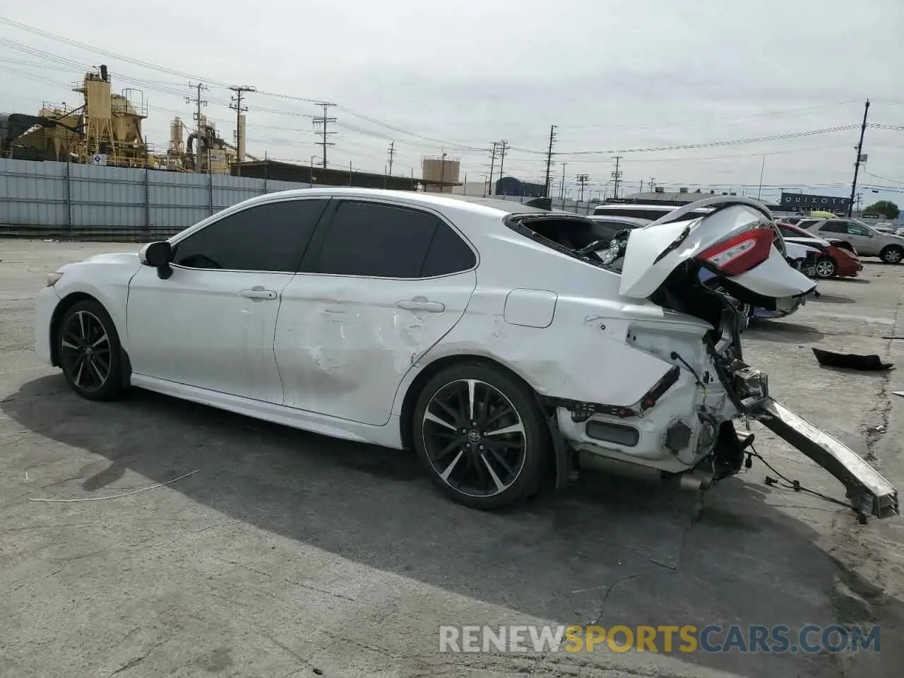 2 Photograph of a damaged car 4T1BZ1HK3KU029574 TOYOTA CAMRY 2019