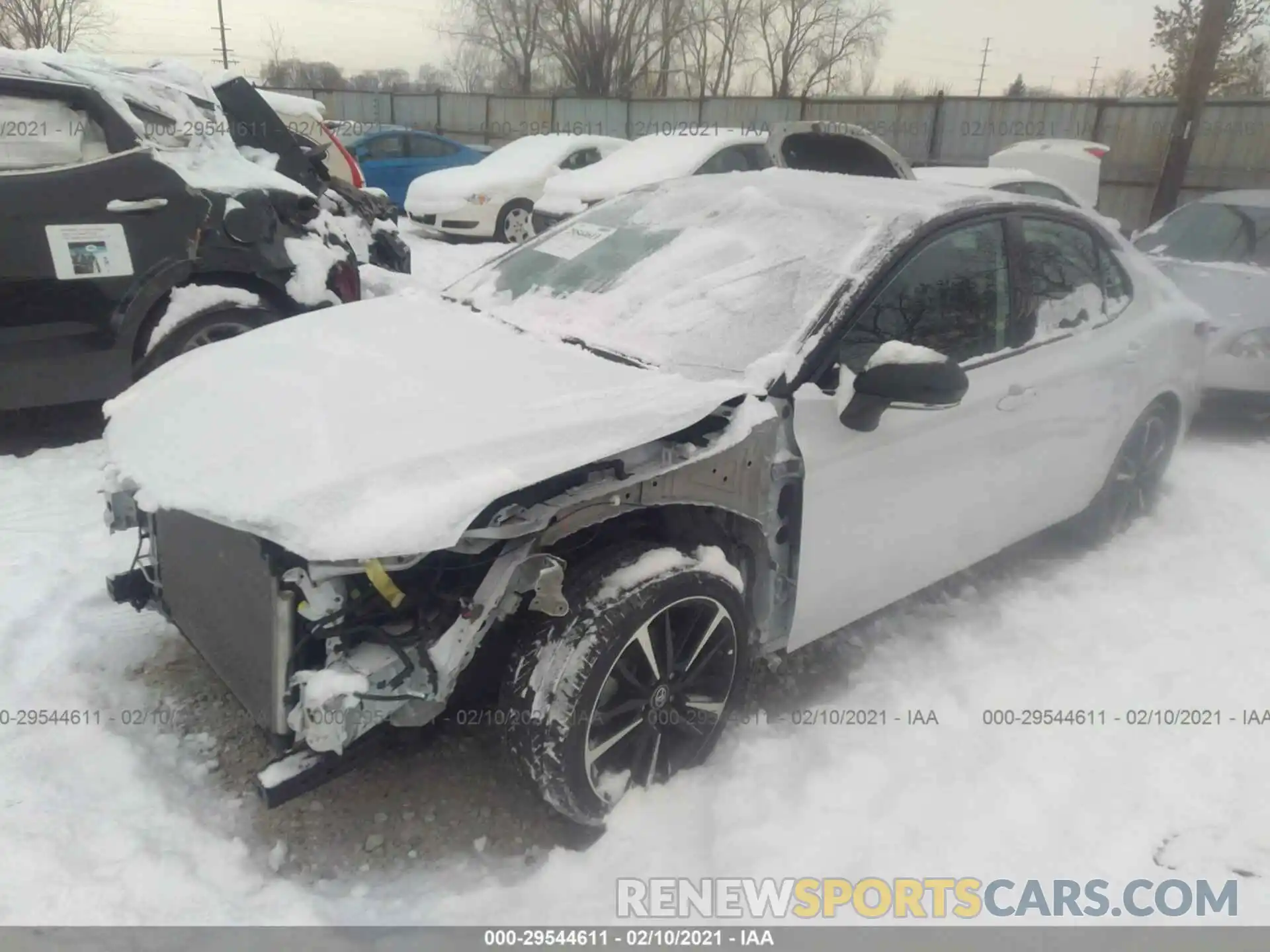 2 Photograph of a damaged car 4T1BZ1HK4KU022844 TOYOTA CAMRY 2019