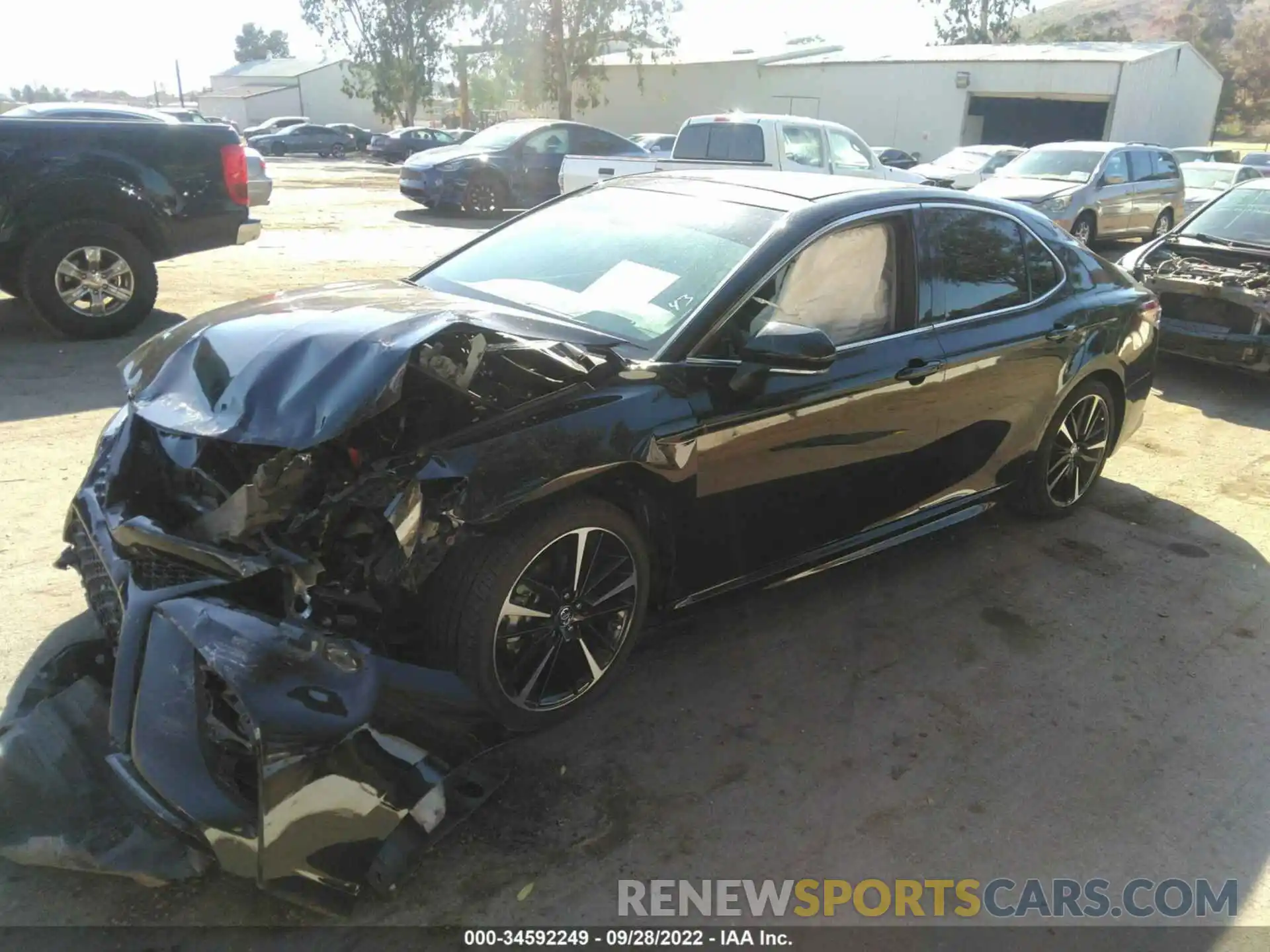 2 Photograph of a damaged car 4T1BZ1HK4KU025243 TOYOTA CAMRY 2019