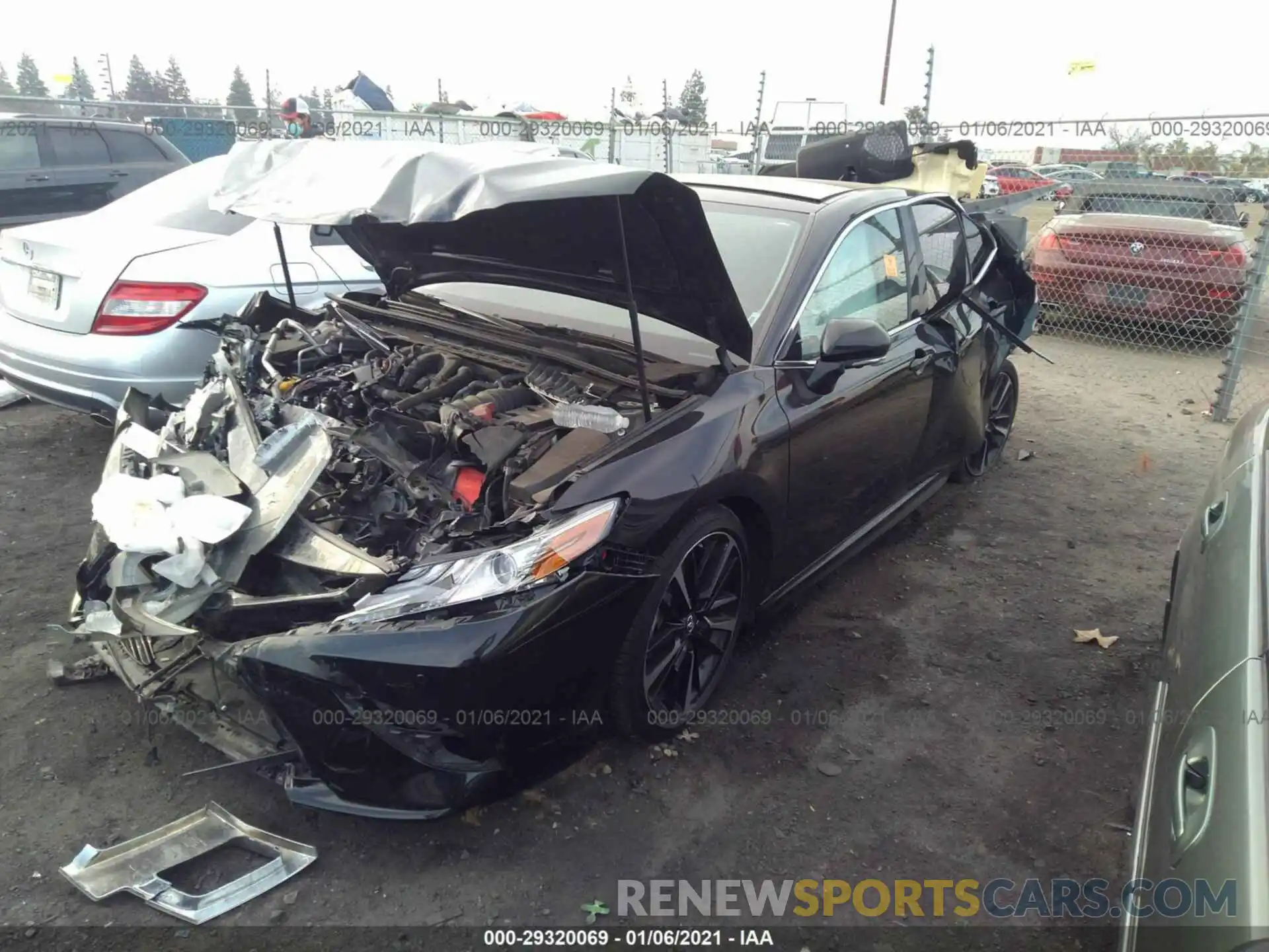 2 Photograph of a damaged car 4T1BZ1HK5KU021847 TOYOTA CAMRY 2019