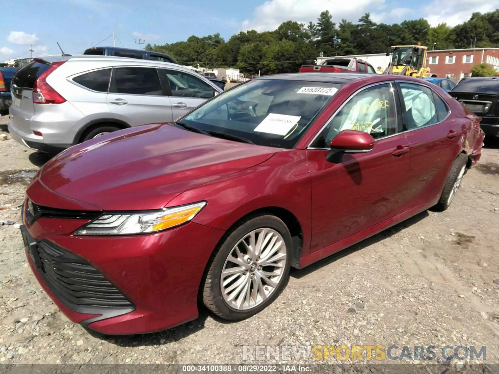 2 Photograph of a damaged car 4T1BZ1HK5KU507395 TOYOTA CAMRY 2019