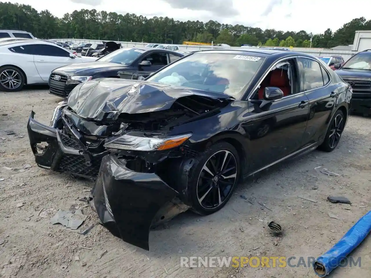 2 Photograph of a damaged car 4T1BZ1HK6KU023932 TOYOTA CAMRY 2019