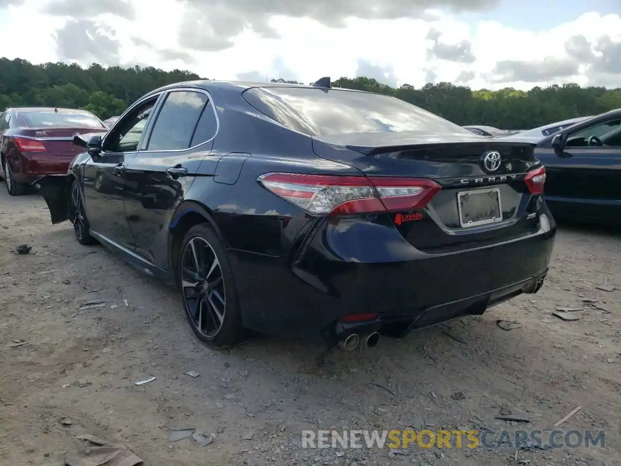 3 Photograph of a damaged car 4T1BZ1HK6KU023932 TOYOTA CAMRY 2019