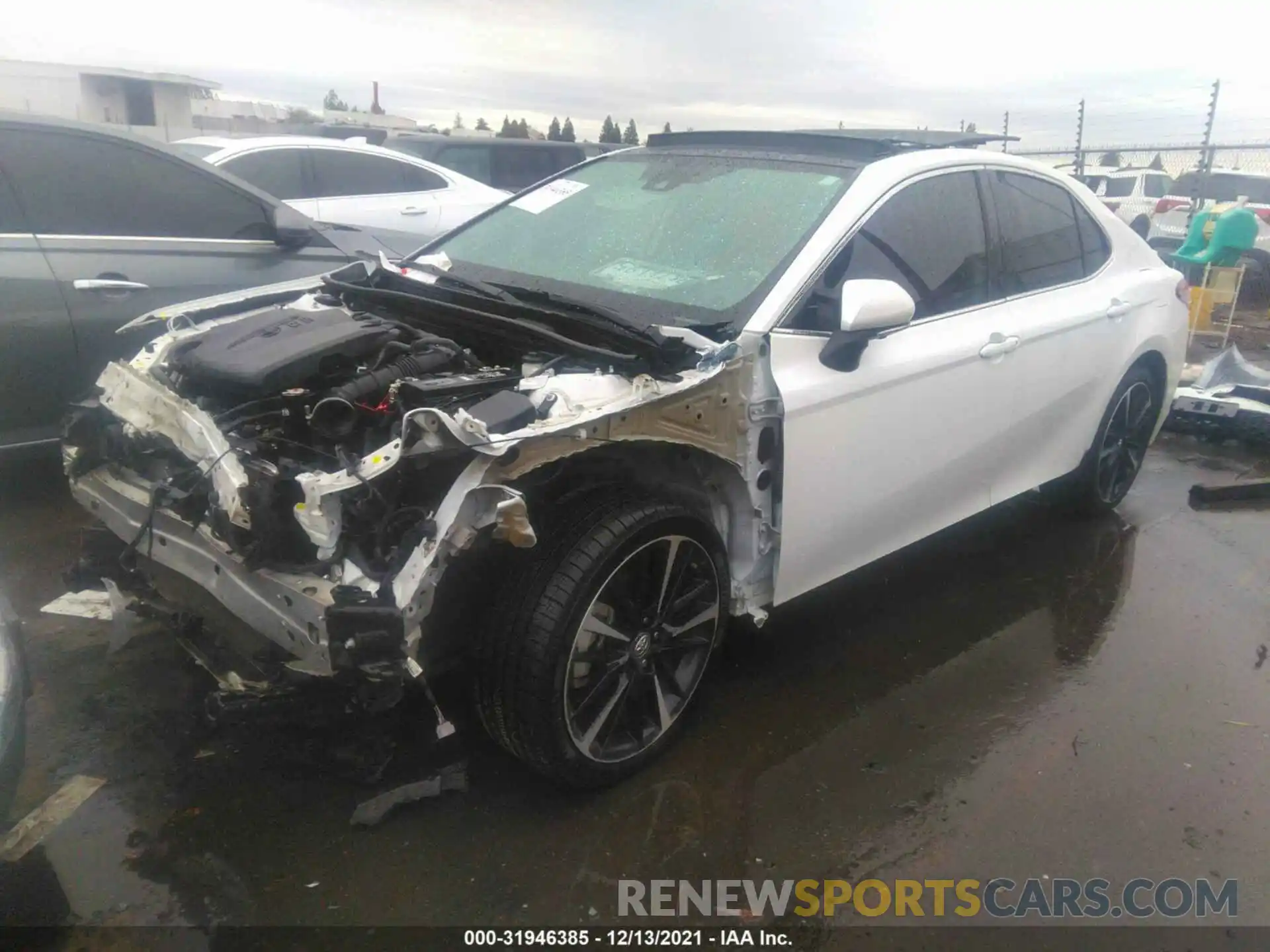 2 Photograph of a damaged car 4T1BZ1HK6KU026765 TOYOTA CAMRY 2019