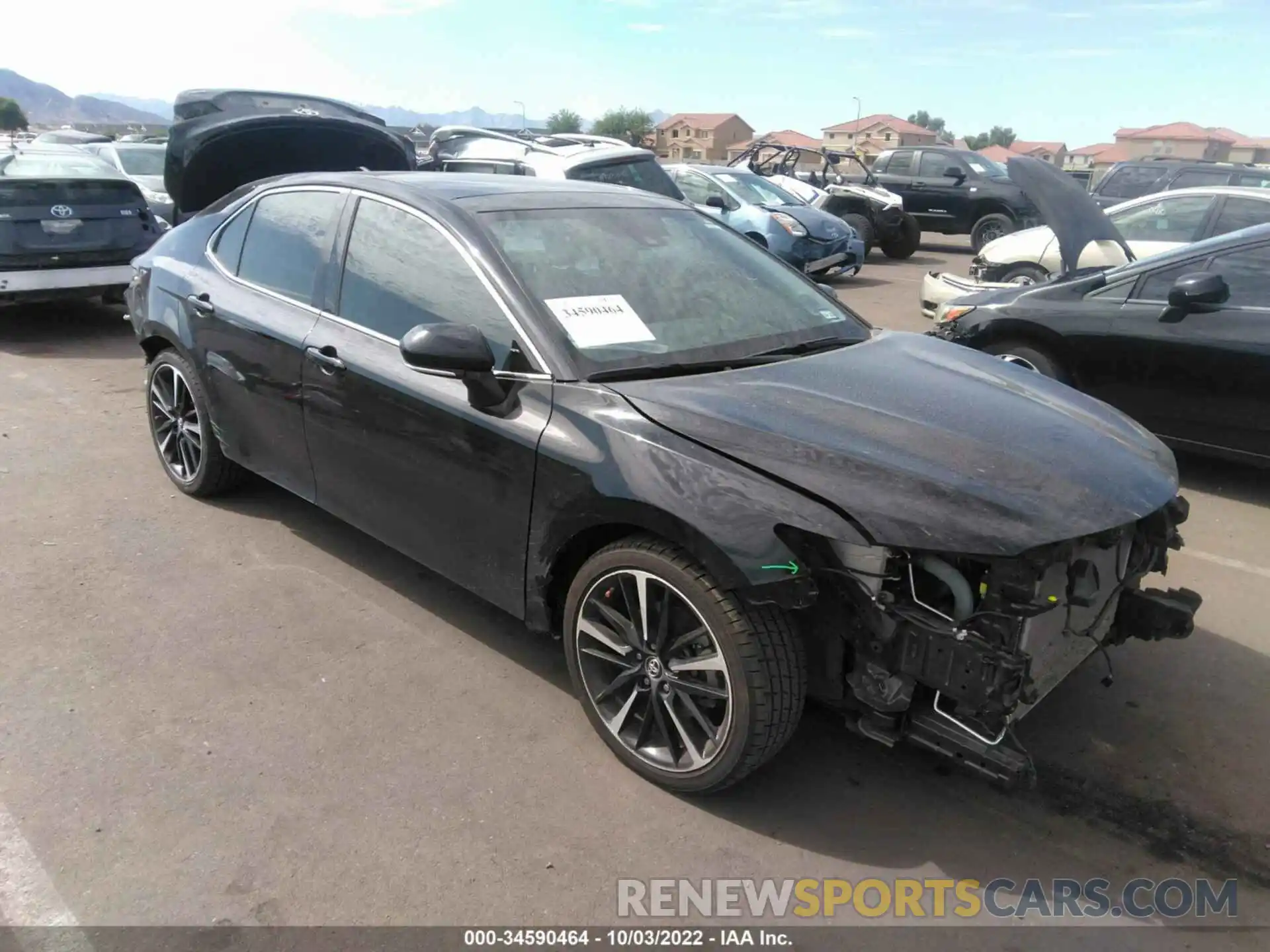 1 Photograph of a damaged car 4T1BZ1HK6KU032033 TOYOTA CAMRY 2019