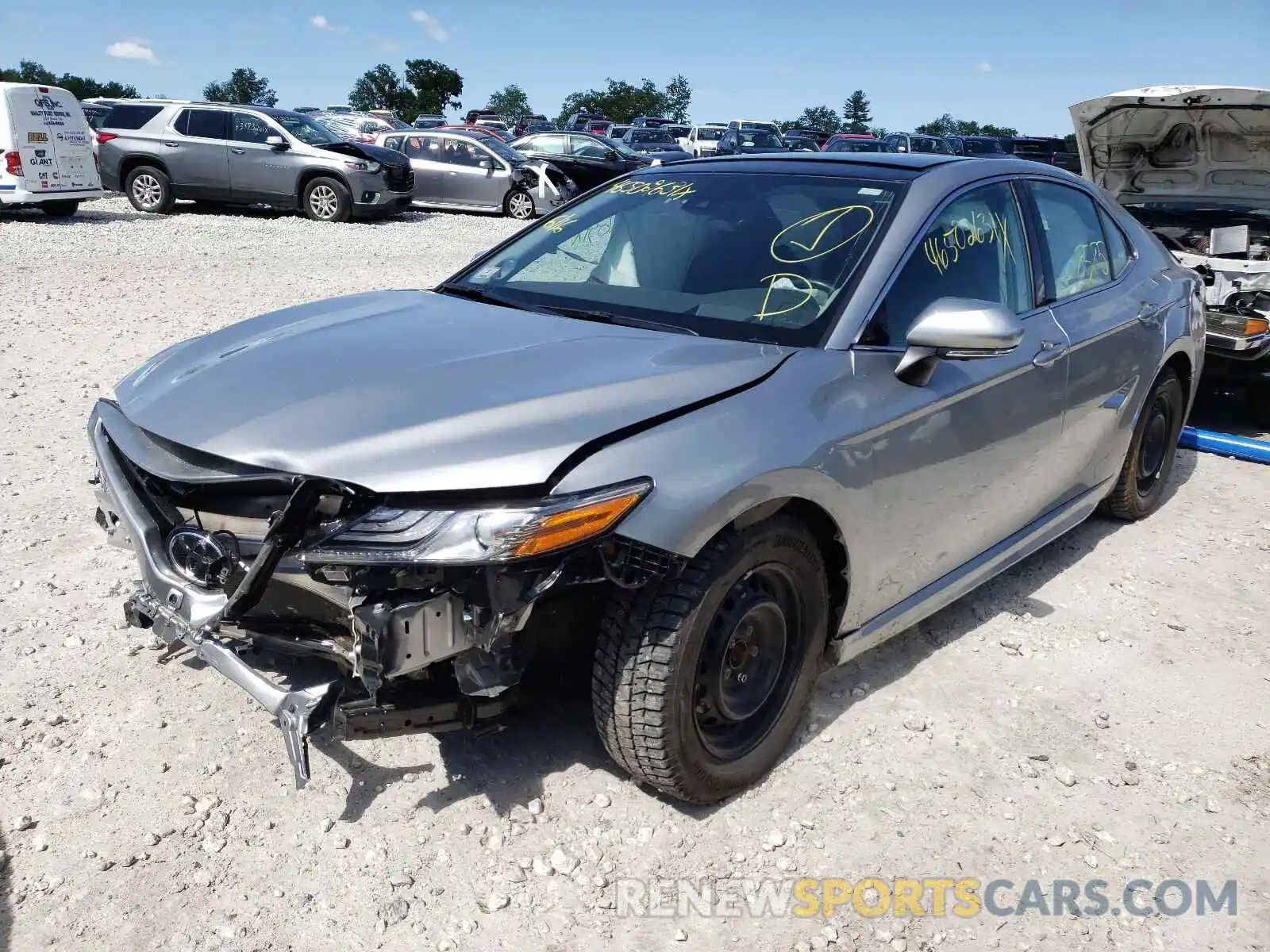 2 Photograph of a damaged car 4T1BZ1HK6KU508412 TOYOTA CAMRY 2019