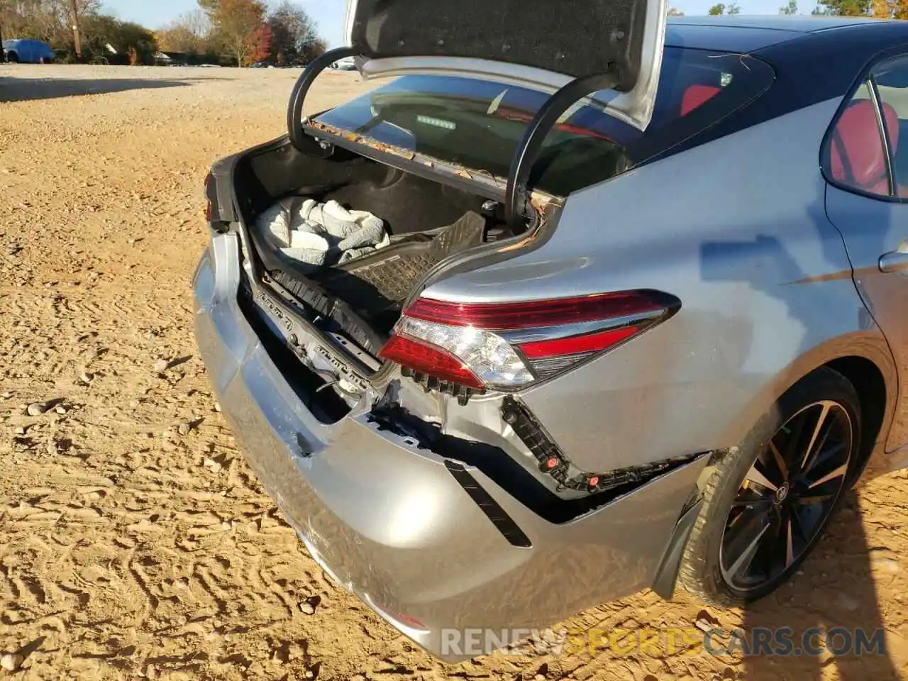 9 Photograph of a damaged car 4T1BZ1HK7KU023762 TOYOTA CAMRY 2019