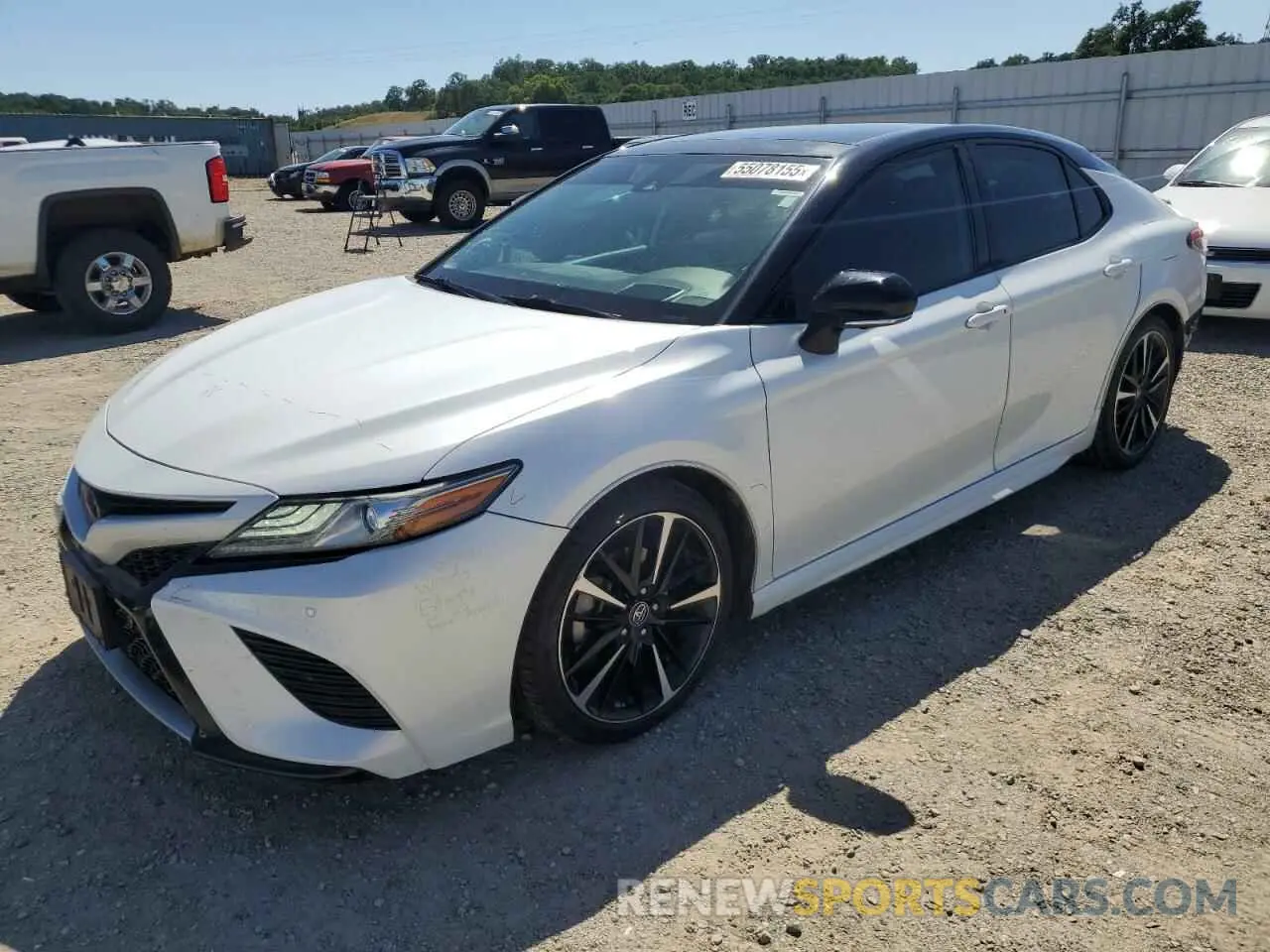 1 Photograph of a damaged car 4T1BZ1HK7KU027049 TOYOTA CAMRY 2019