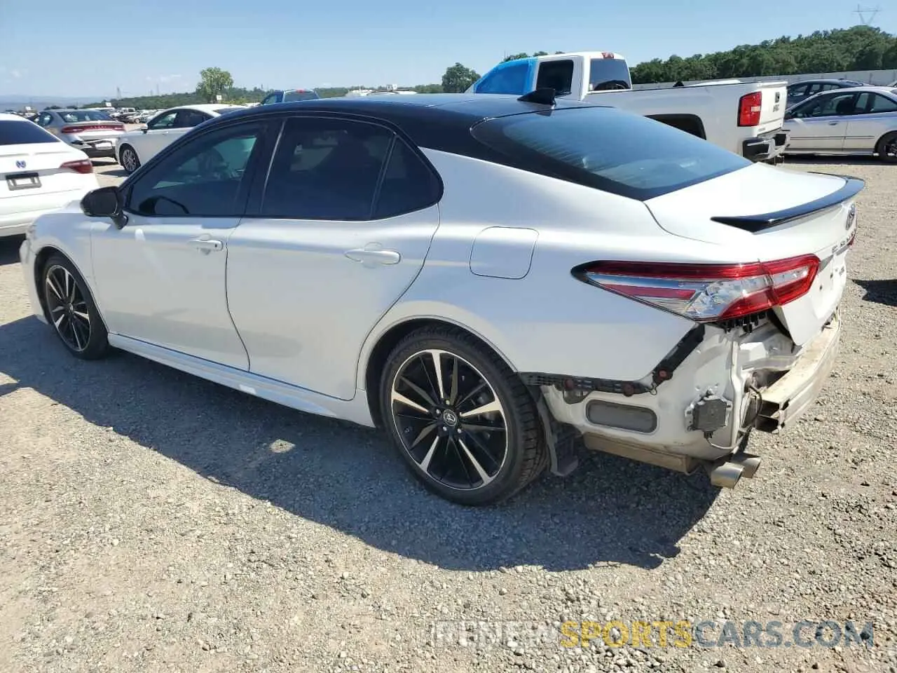 2 Photograph of a damaged car 4T1BZ1HK7KU027049 TOYOTA CAMRY 2019