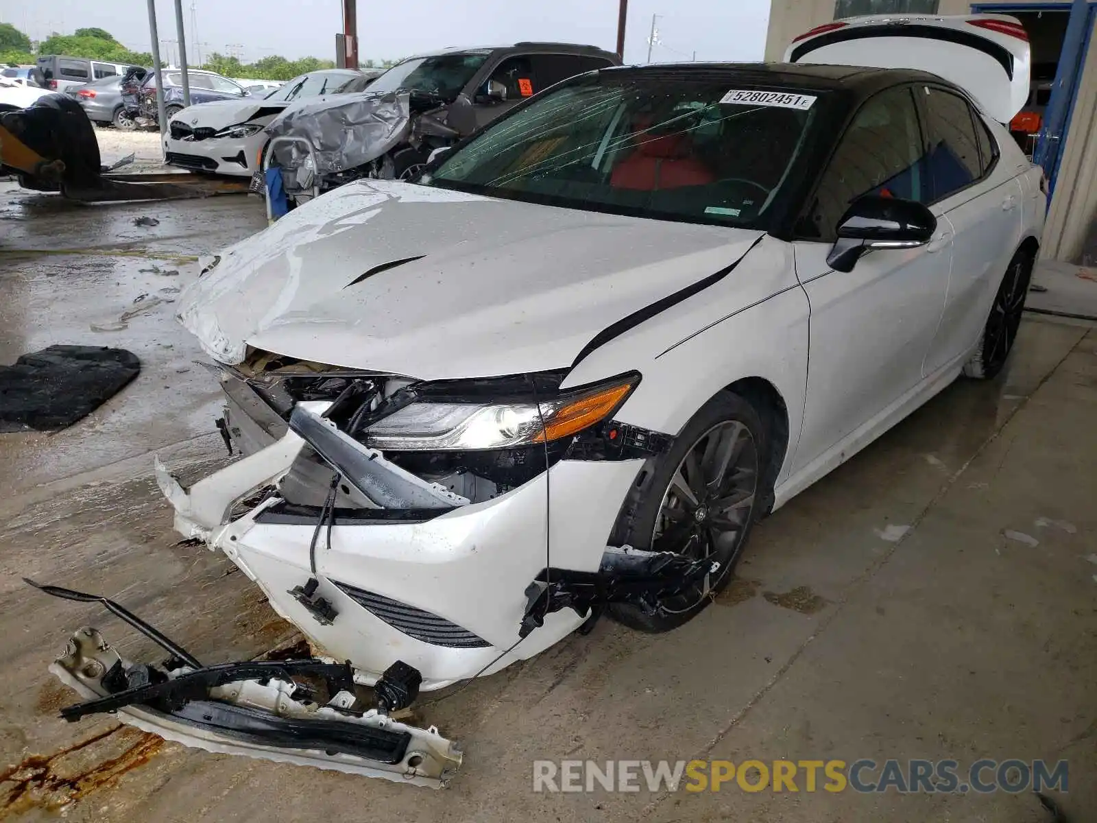 2 Photograph of a damaged car 4T1BZ1HK7KU028363 TOYOTA CAMRY 2019