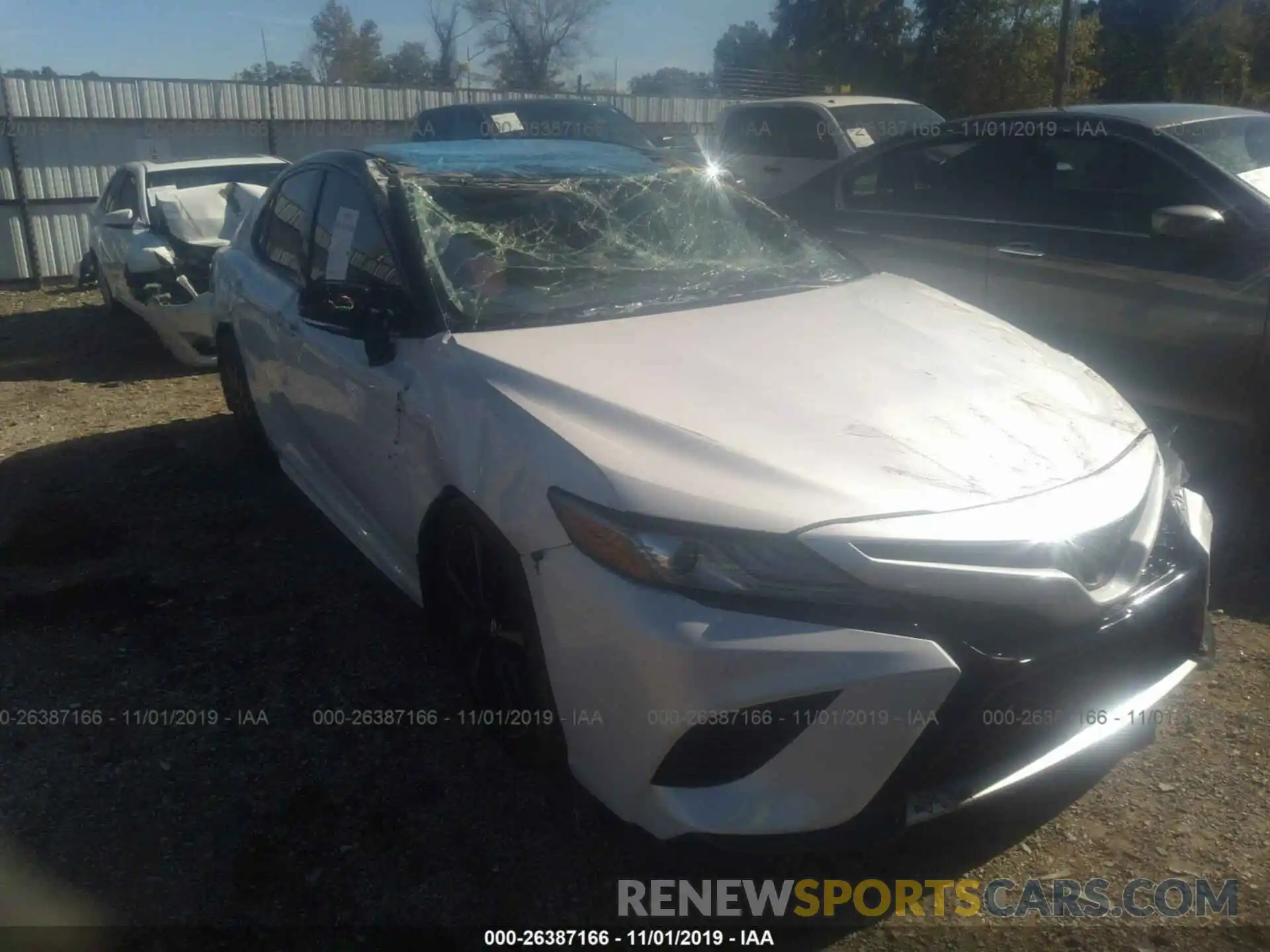 1 Photograph of a damaged car 4T1BZ1HK7KU029223 TOYOTA CAMRY 2019