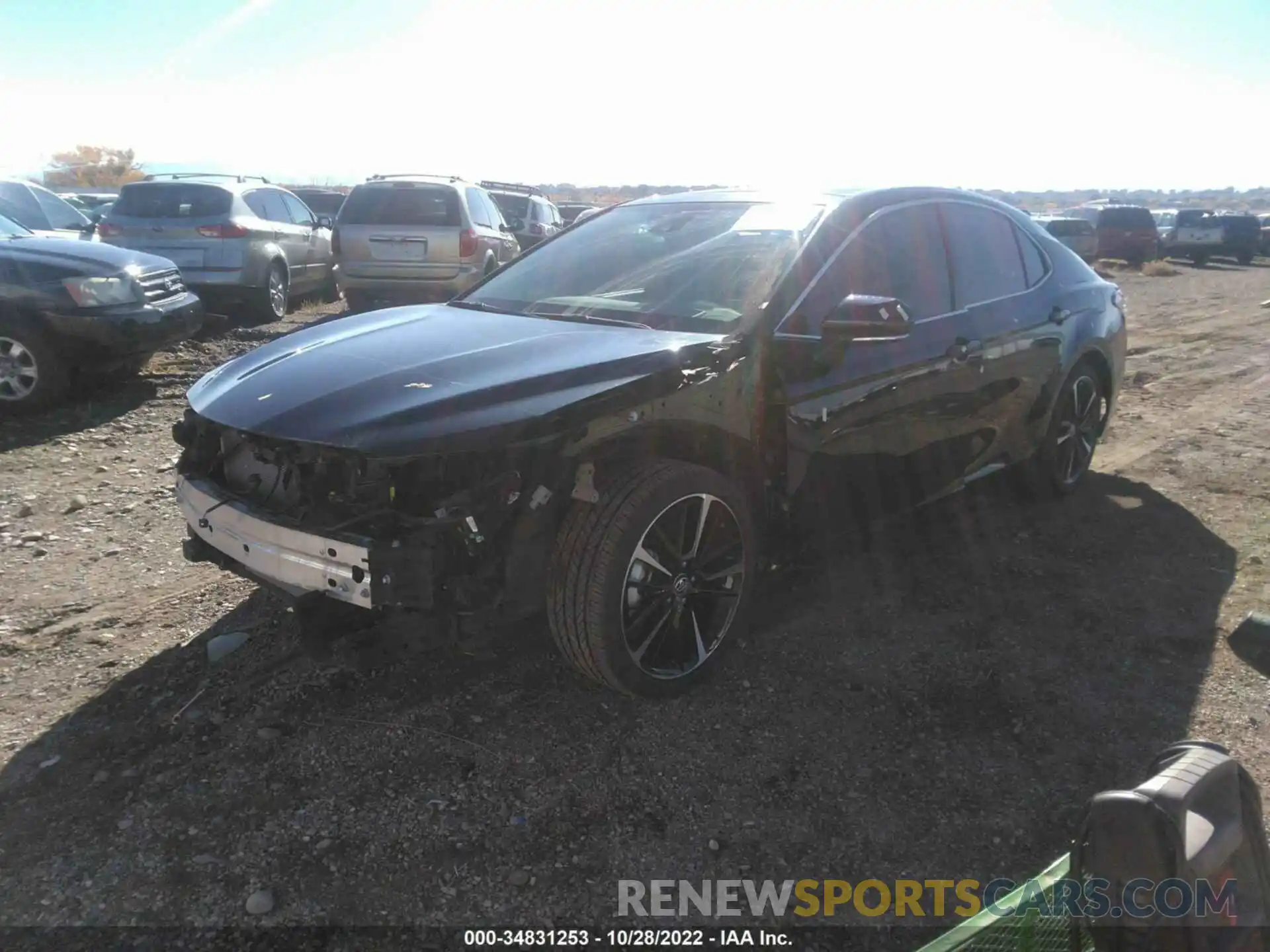 2 Photograph of a damaged car 4T1BZ1HK7KU029254 TOYOTA CAMRY 2019