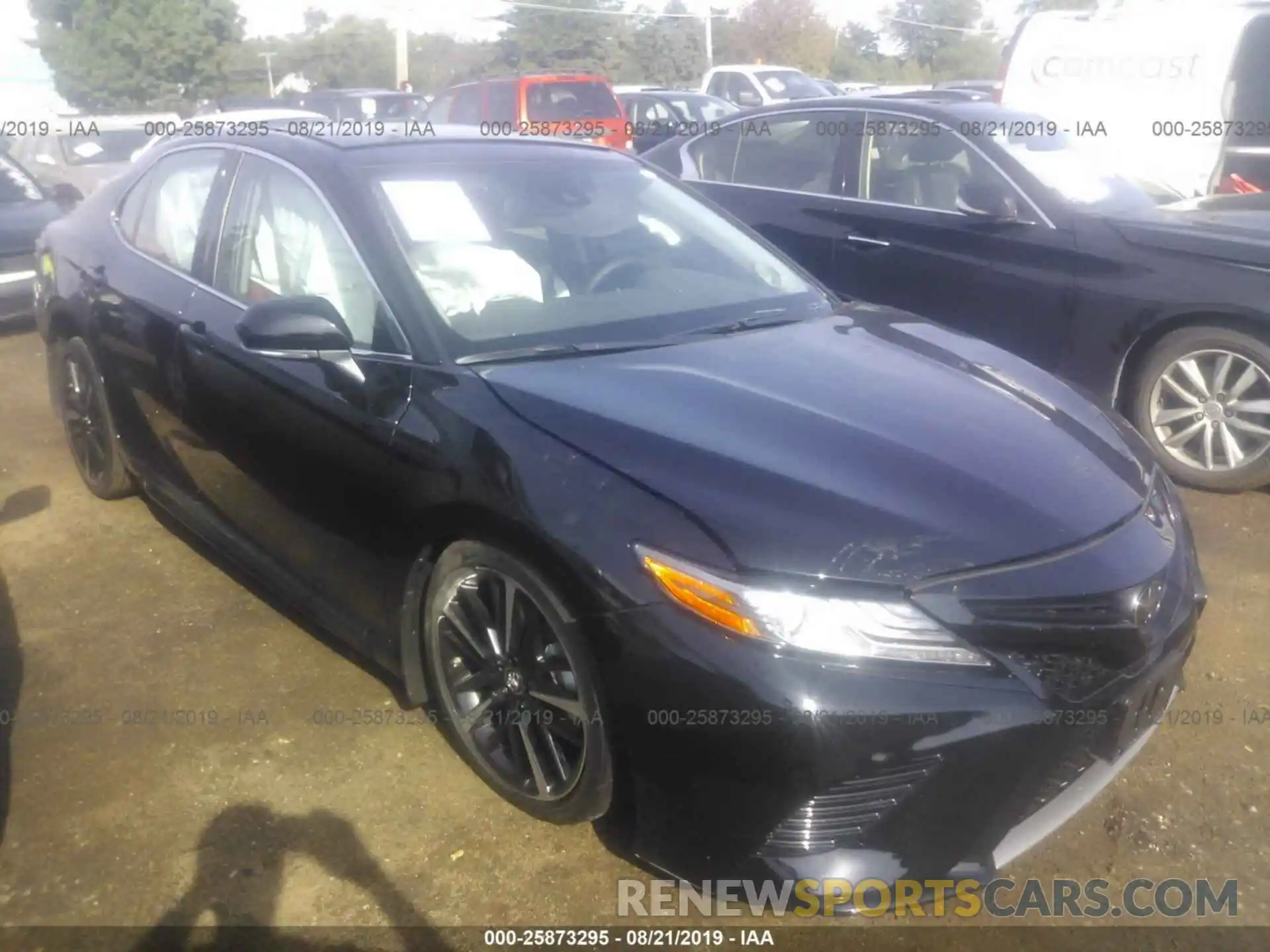 1 Photograph of a damaged car 4T1BZ1HK7KU030372 TOYOTA CAMRY 2019